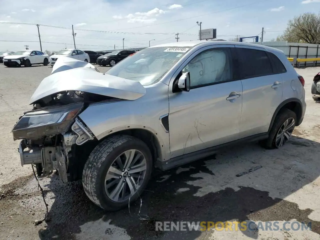 1 Photograph of a damaged car JA4ARUAU7MU025506 MITSUBISHI OUTLANDER 2021