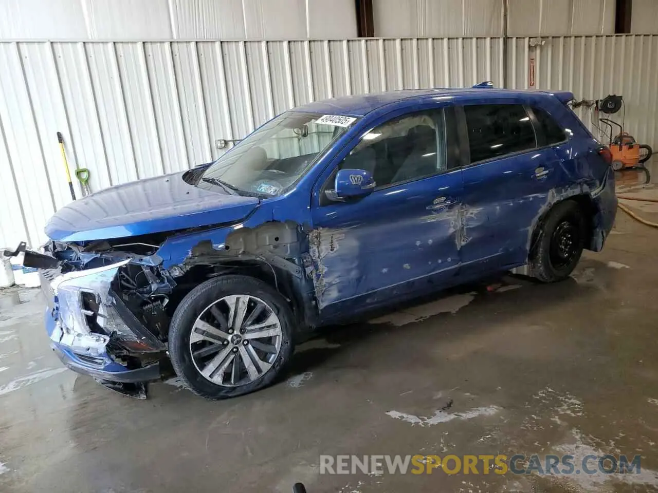 1 Photograph of a damaged car JA4ARUAU7MU031841 MITSUBISHI OUTLANDER 2021