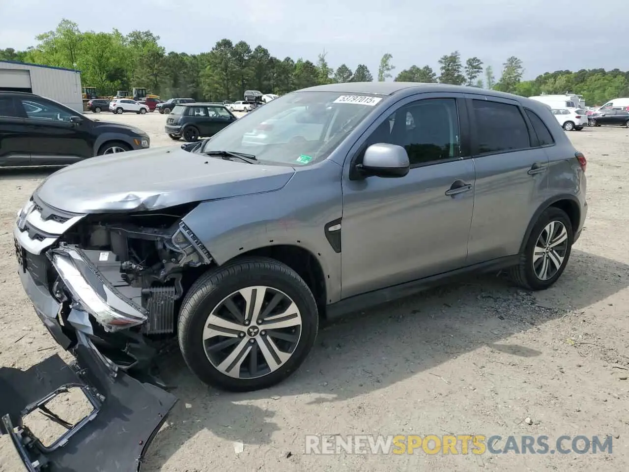 1 Photograph of a damaged car JA4ARUAU7MU035906 MITSUBISHI OUTLANDER 2021