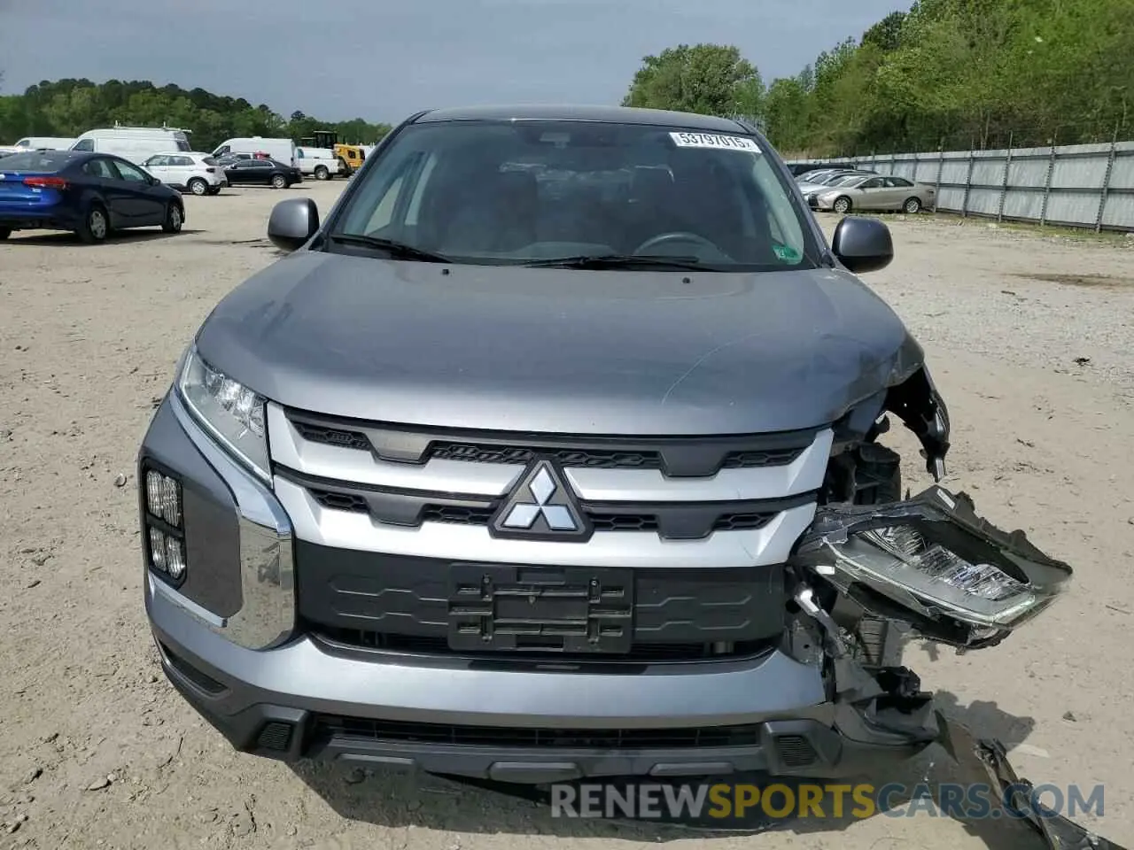 5 Photograph of a damaged car JA4ARUAU7MU035906 MITSUBISHI OUTLANDER 2021