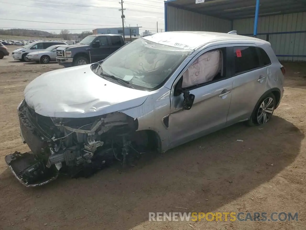 1 Photograph of a damaged car JA4ARUAUXMU017951 MITSUBISHI OUTLANDER 2021