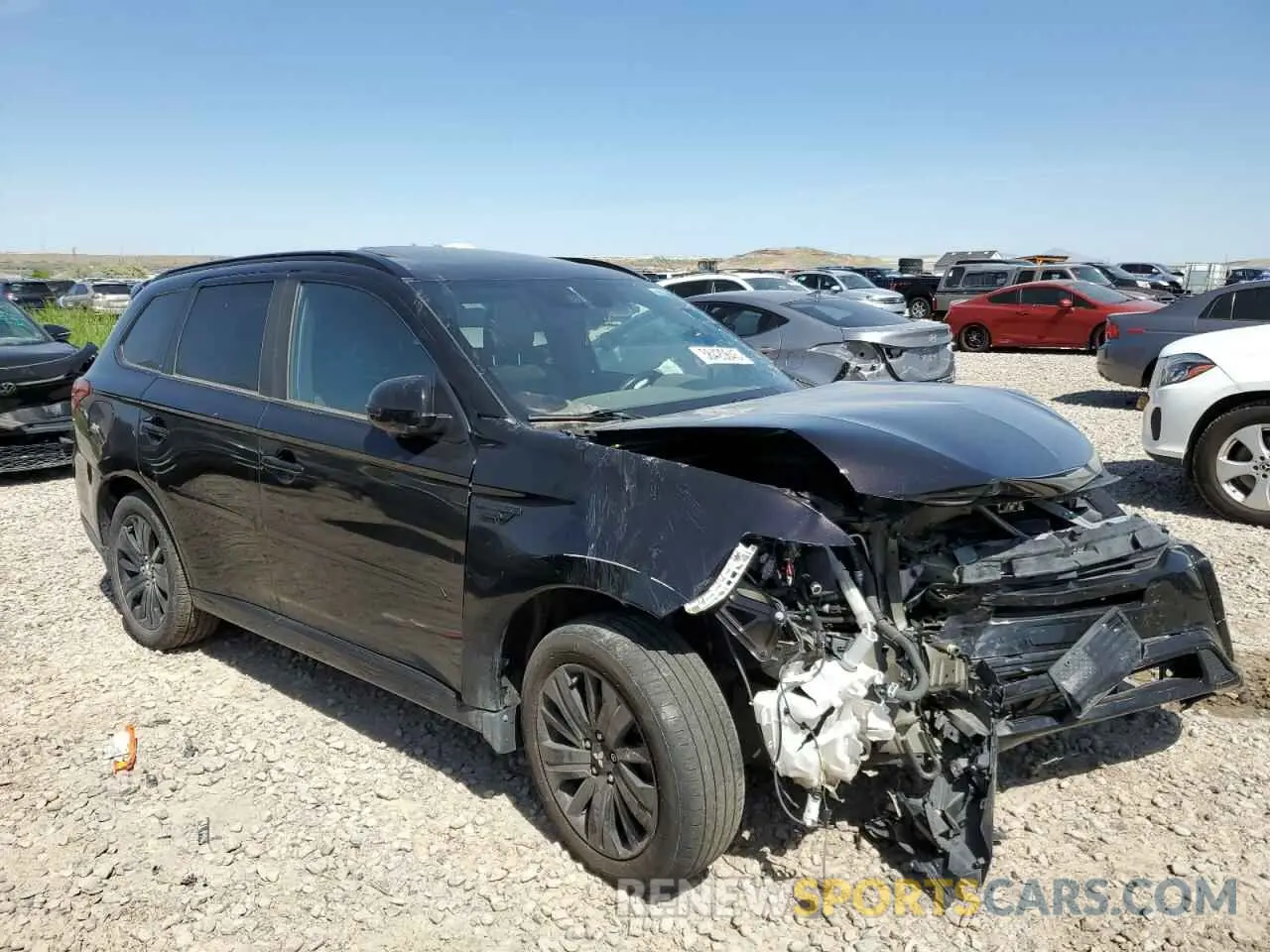 4 Photograph of a damaged car JA4J2VA73MZ001114 MITSUBISHI OUTLANDER 2021