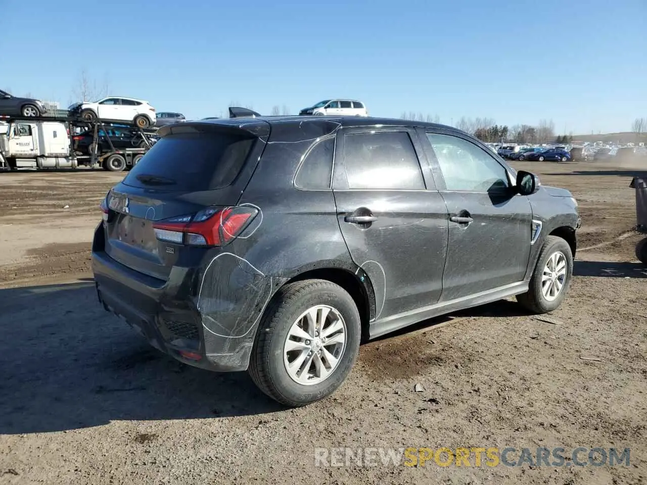 3 Photograph of a damaged car JA4AJVAW9NU601368 MITSUBISHI OUTLANDER 2022