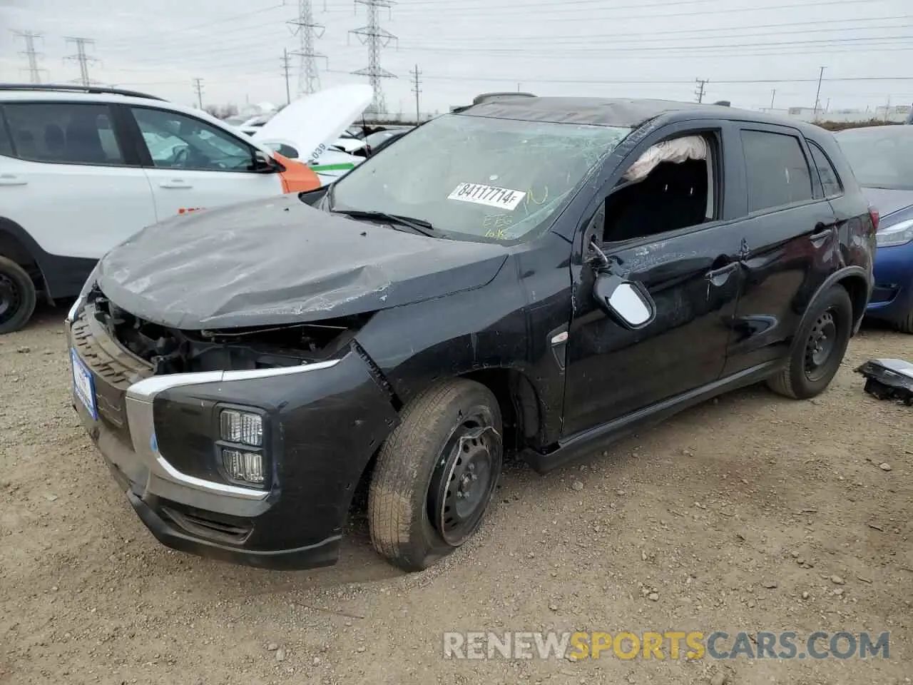 1 Photograph of a damaged car JA4APUAUXNU002972 MITSUBISHI OUTLANDER 2022