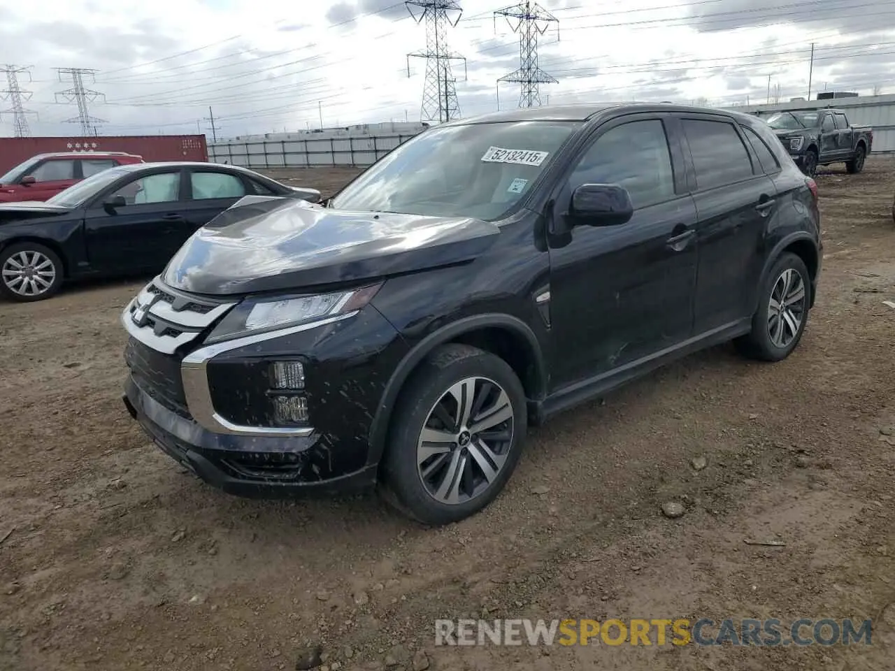 1 Photograph of a damaged car JA4ARUAU2NU006718 MITSUBISHI OUTLANDER 2022