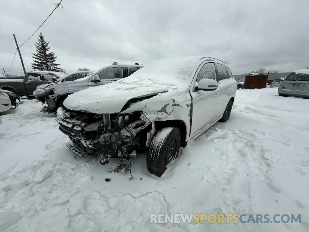 1 Photograph of a damaged car JA4J2VA7XNZ611724 MITSUBISHI OUTLANDER 2022