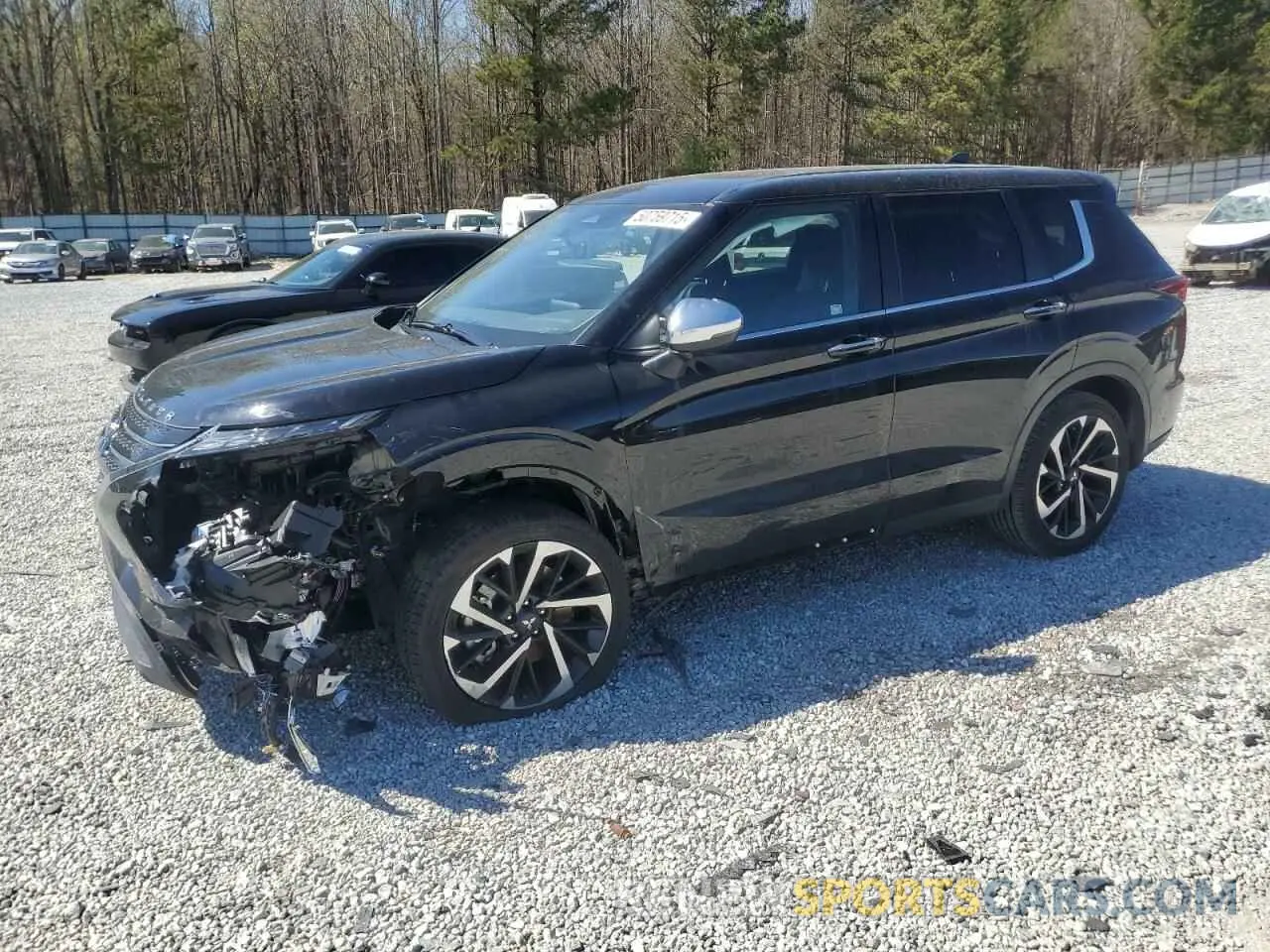 1 Photograph of a damaged car JA4J3TA81NZ066135 MITSUBISHI OUTLANDER 2022