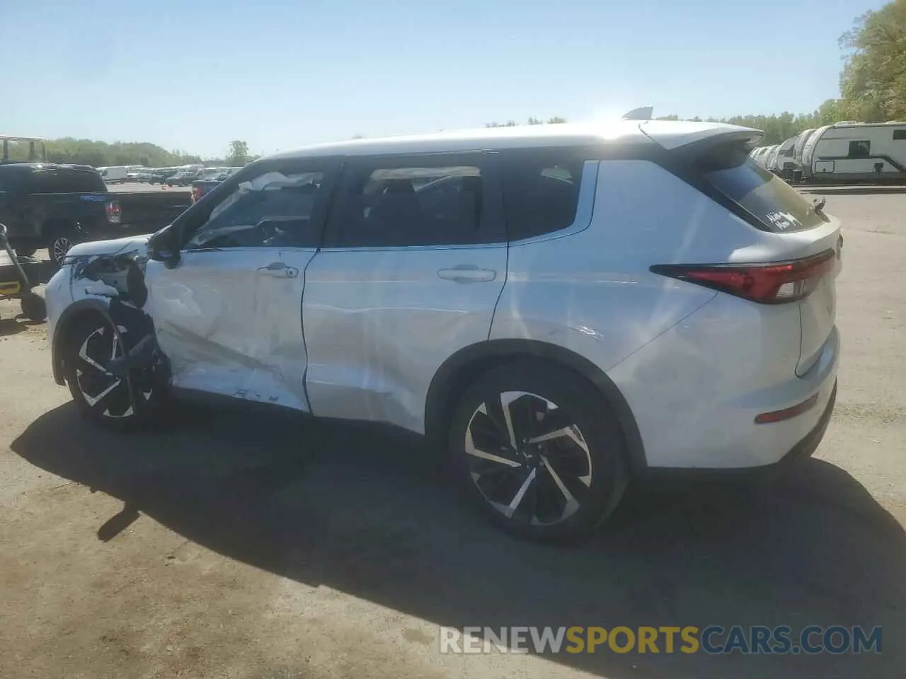 2 Photograph of a damaged car JA4J3TA88NZ029101 MITSUBISHI OUTLANDER 2022