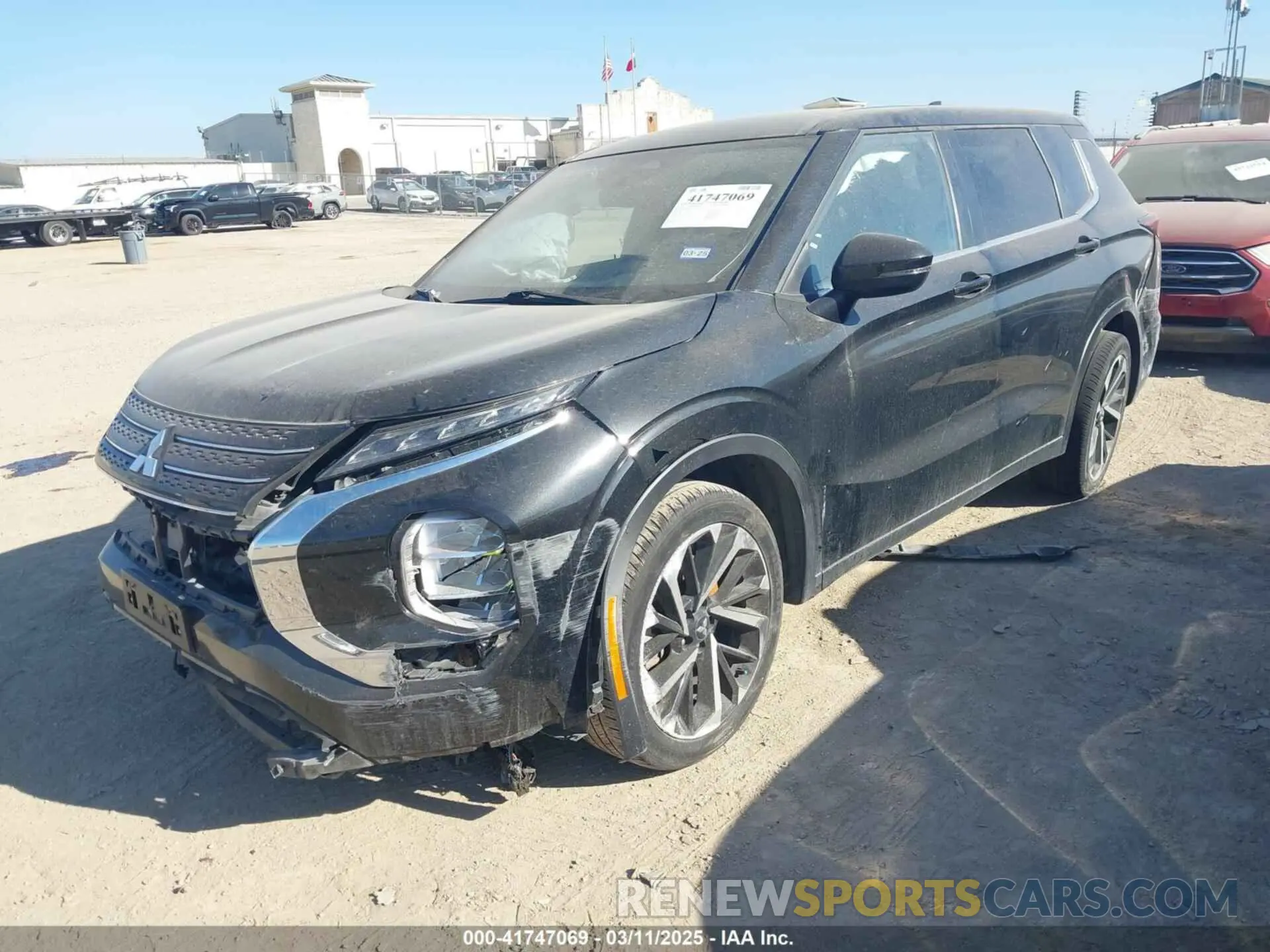 2 Photograph of a damaged car JA4J3TA89NZ054377 MITSUBISHI OUTLANDER 2022