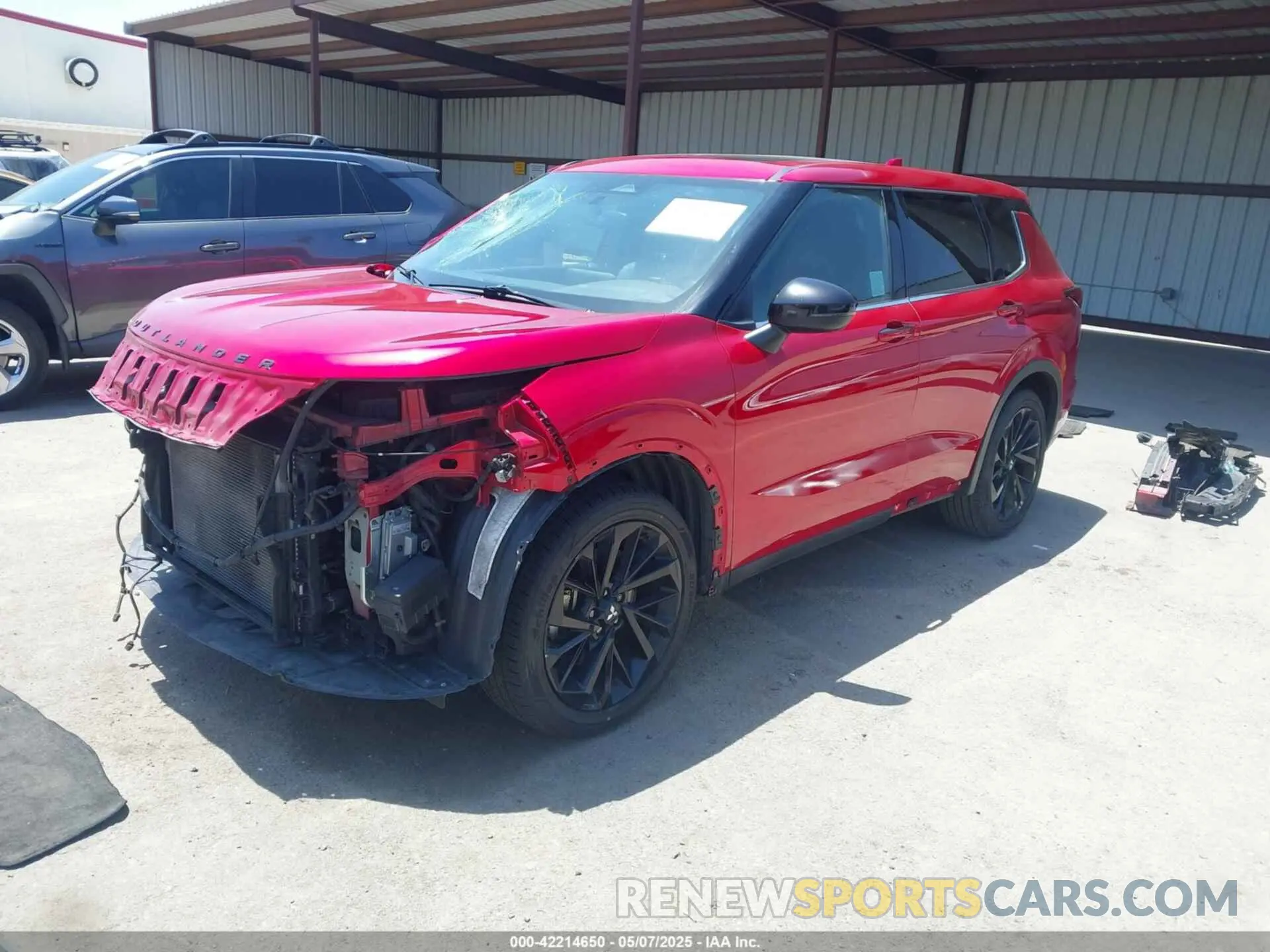 2 Photograph of a damaged car JA4J3UA84NZ064675 MITSUBISHI OUTLANDER 2022