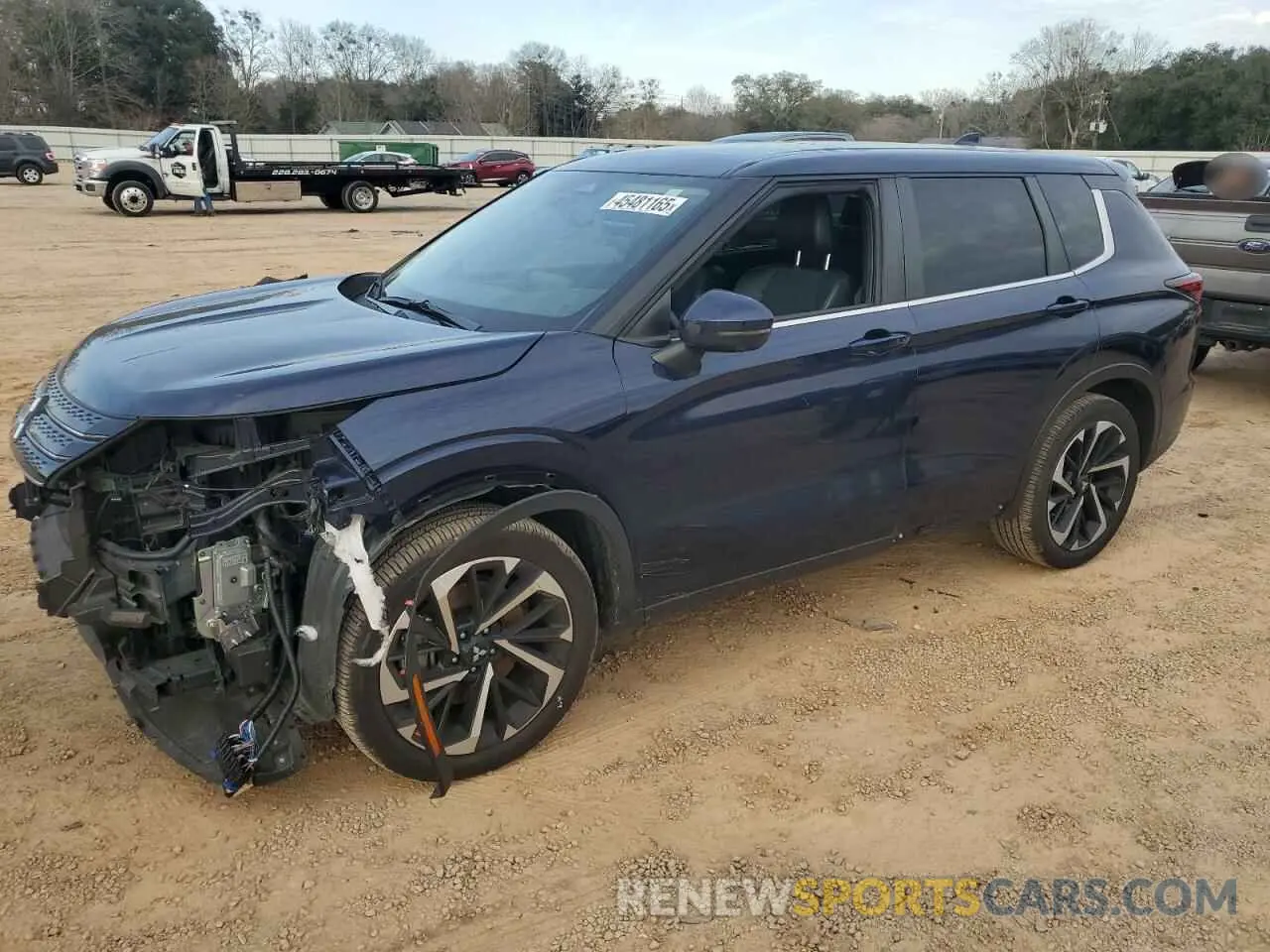 1 Photograph of a damaged car JA4J3UA87NZ010917 MITSUBISHI OUTLANDER 2022