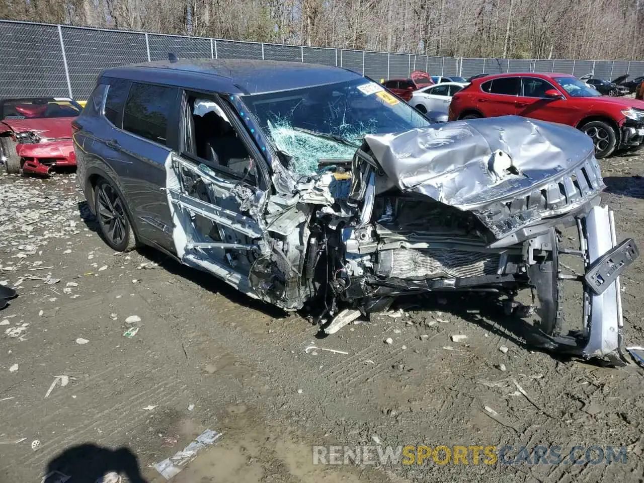 4 Photograph of a damaged car JA4J3UA88NZ020839 MITSUBISHI OUTLANDER 2022