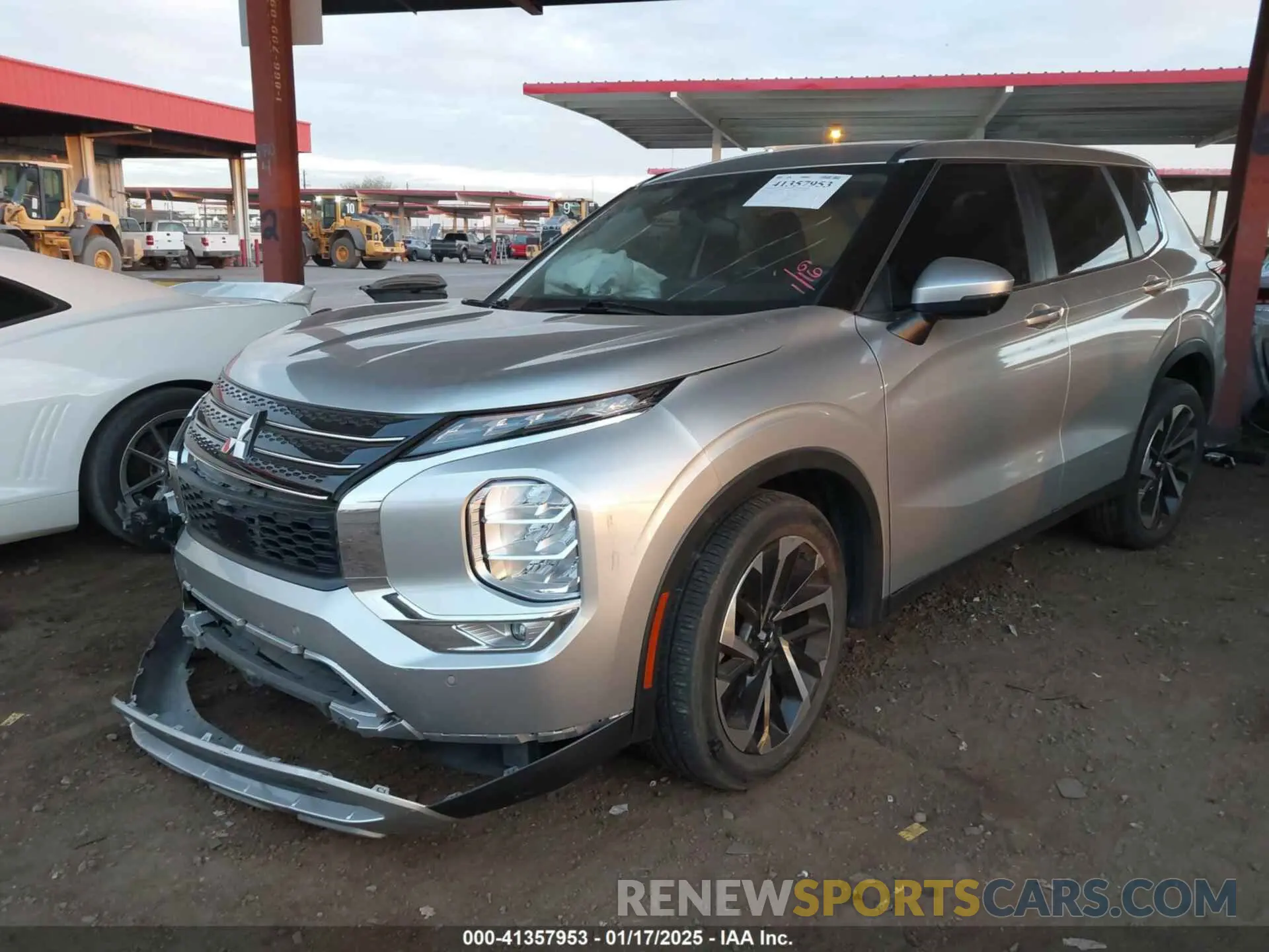 2 Photograph of a damaged car JA4J3UA88NZ023157 MITSUBISHI OUTLANDER 2022