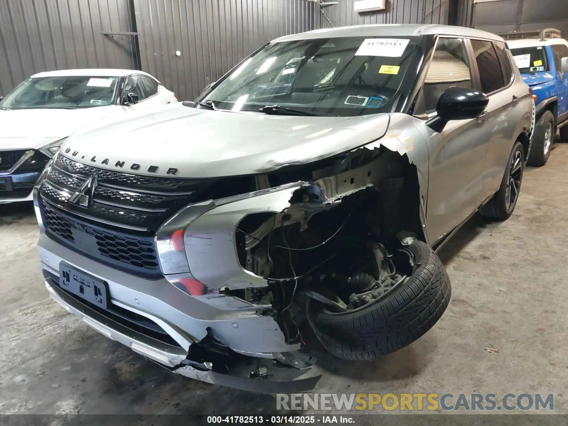 2 Photograph of a damaged car JA4J3UA88NZ026768 MITSUBISHI OUTLANDER 2022
