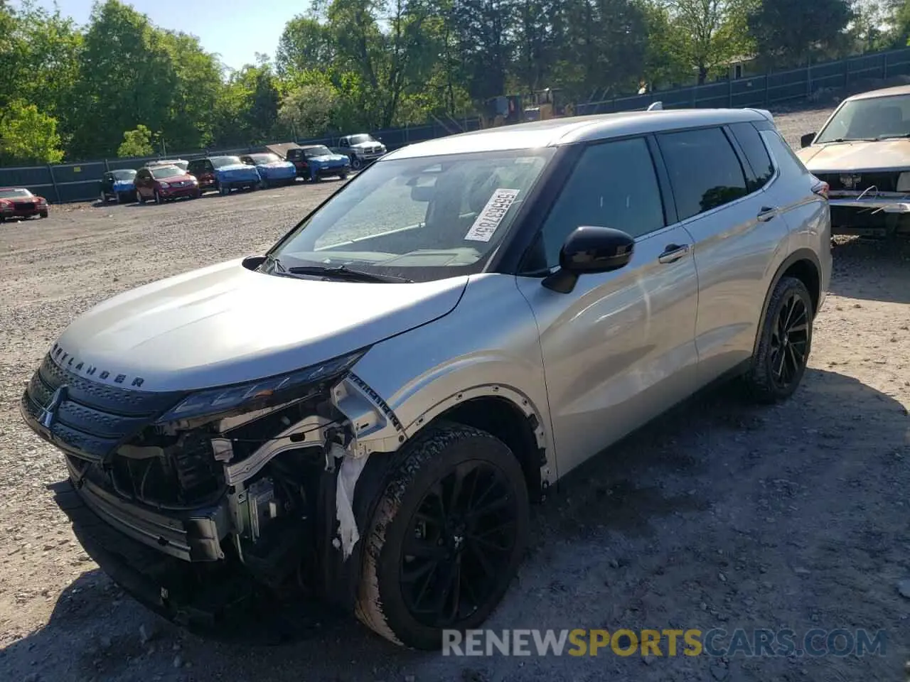 1 Photograph of a damaged car JA4J3UA88NZ078031 MITSUBISHI OUTLANDER 2022