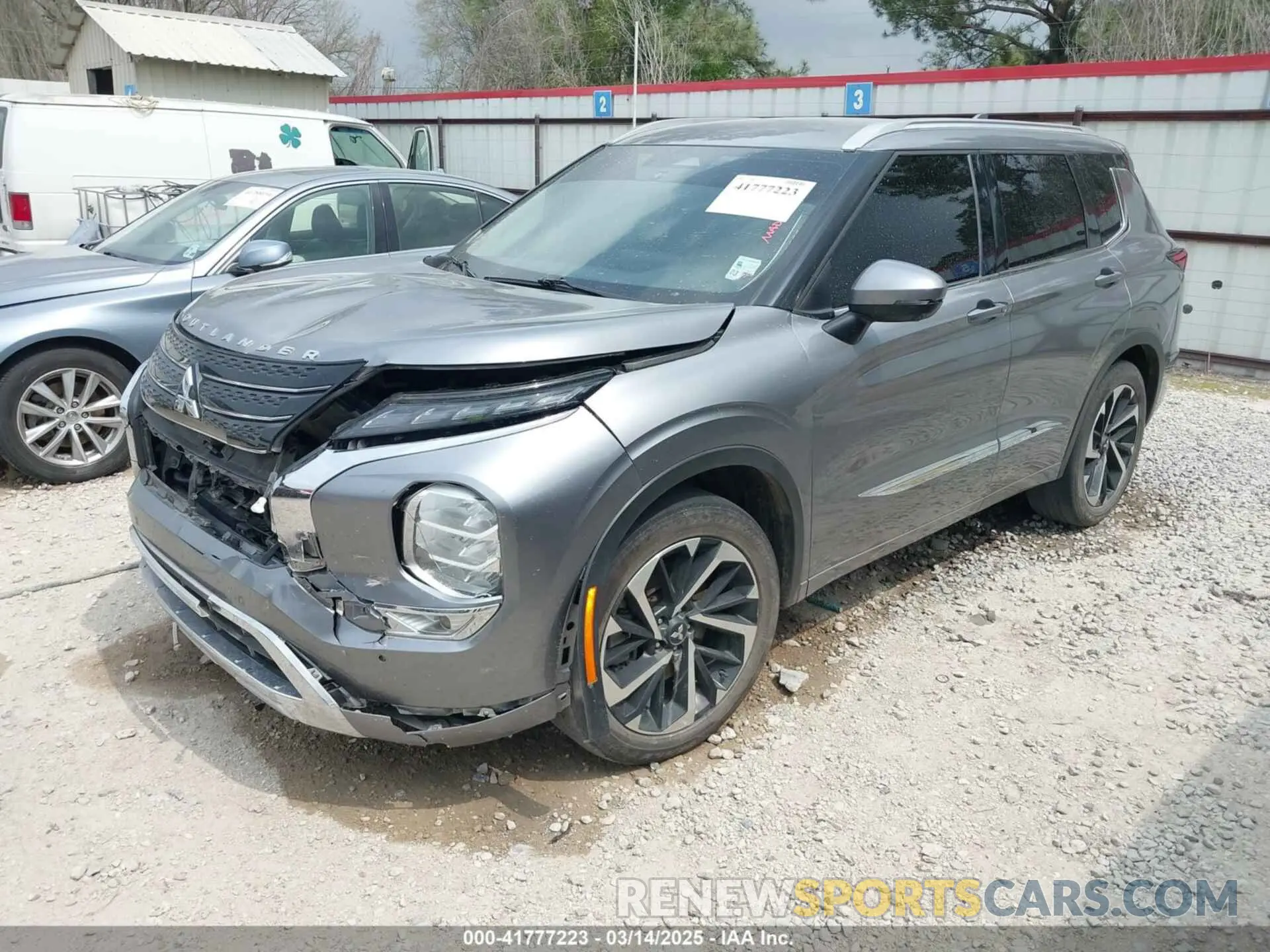 2 Photograph of a damaged car JA4J3VA81NZ077700 MITSUBISHI OUTLANDER 2022