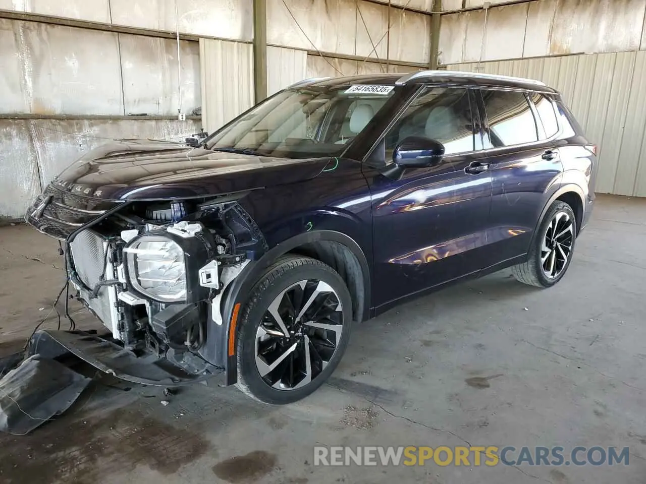 1 Photograph of a damaged car JA4J3VA85NZ080471 MITSUBISHI OUTLANDER 2022