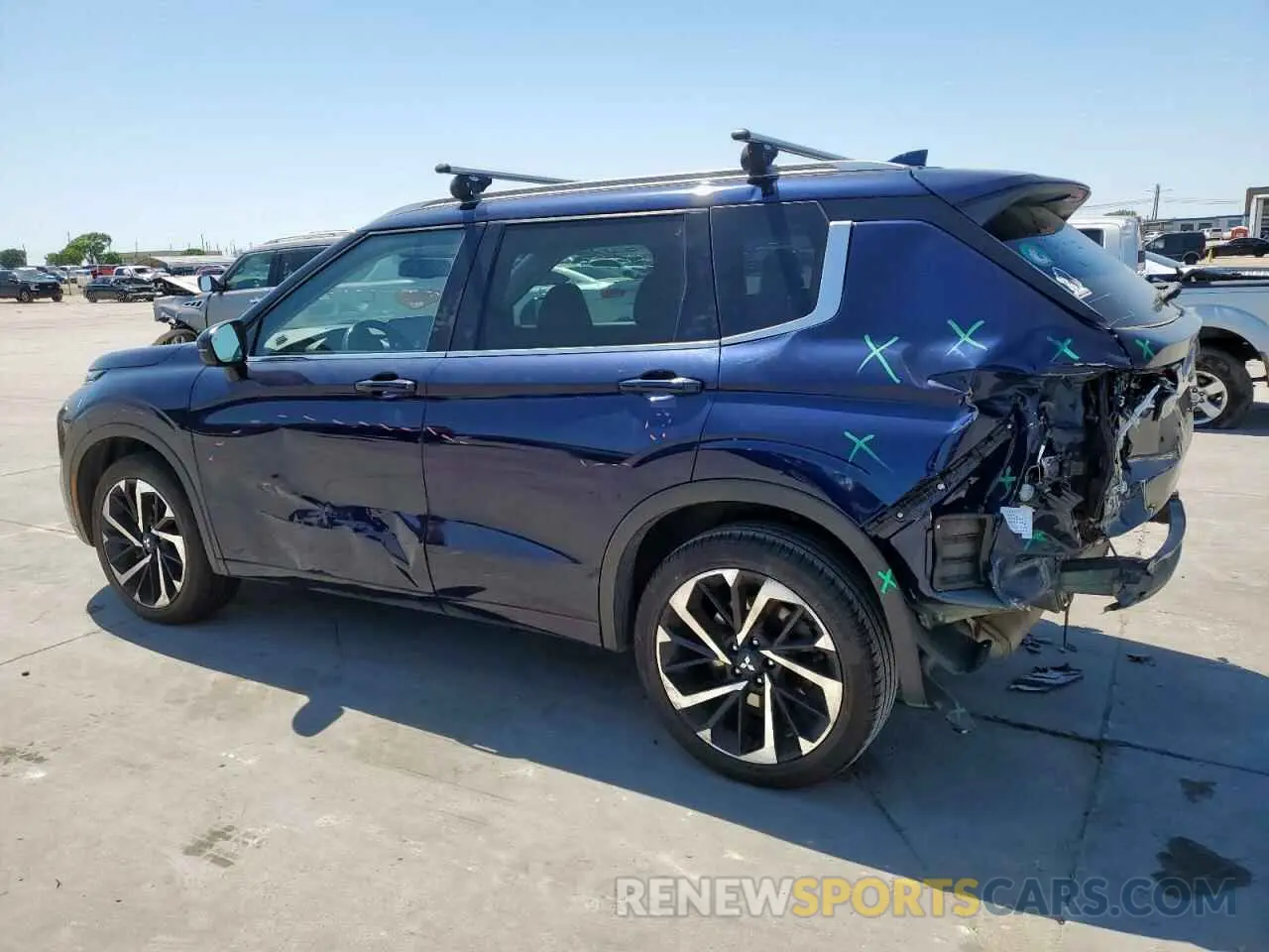 2 Photograph of a damaged car JA4J3VA87NZ058987 MITSUBISHI OUTLANDER 2022