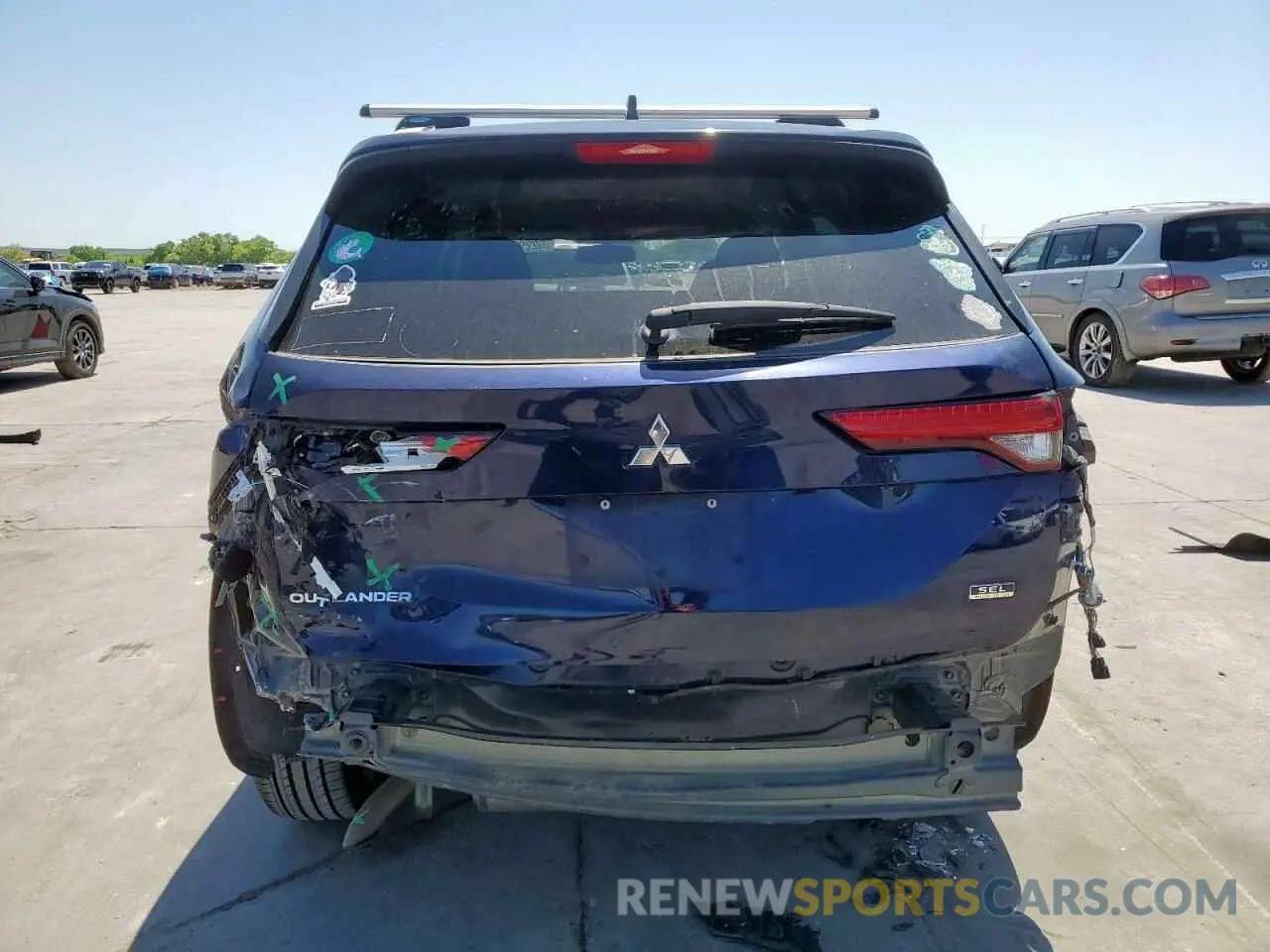 6 Photograph of a damaged car JA4J3VA87NZ058987 MITSUBISHI OUTLANDER 2022