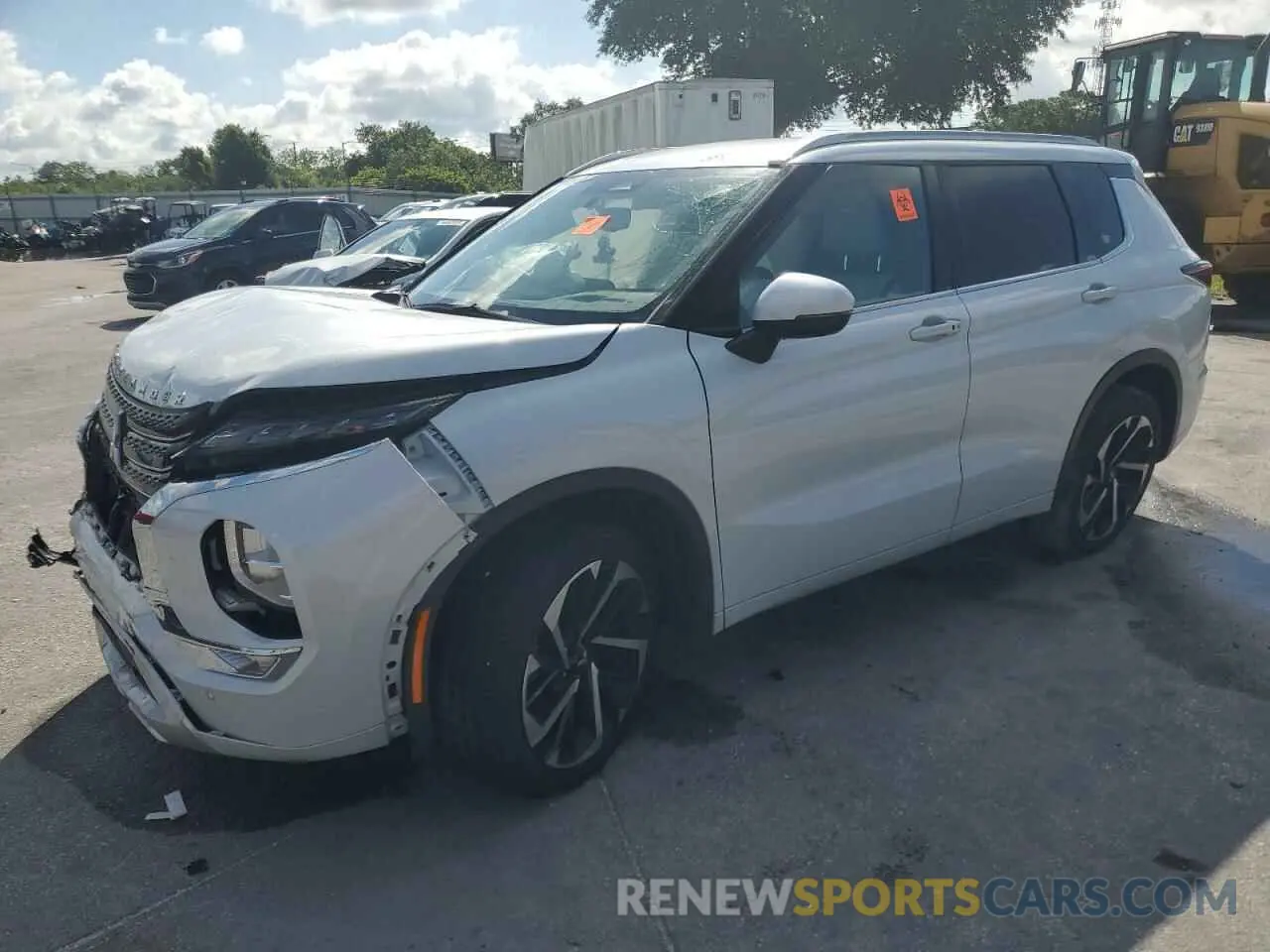 1 Photograph of a damaged car JA4J3VA8XNZ016653 MITSUBISHI OUTLANDER 2022