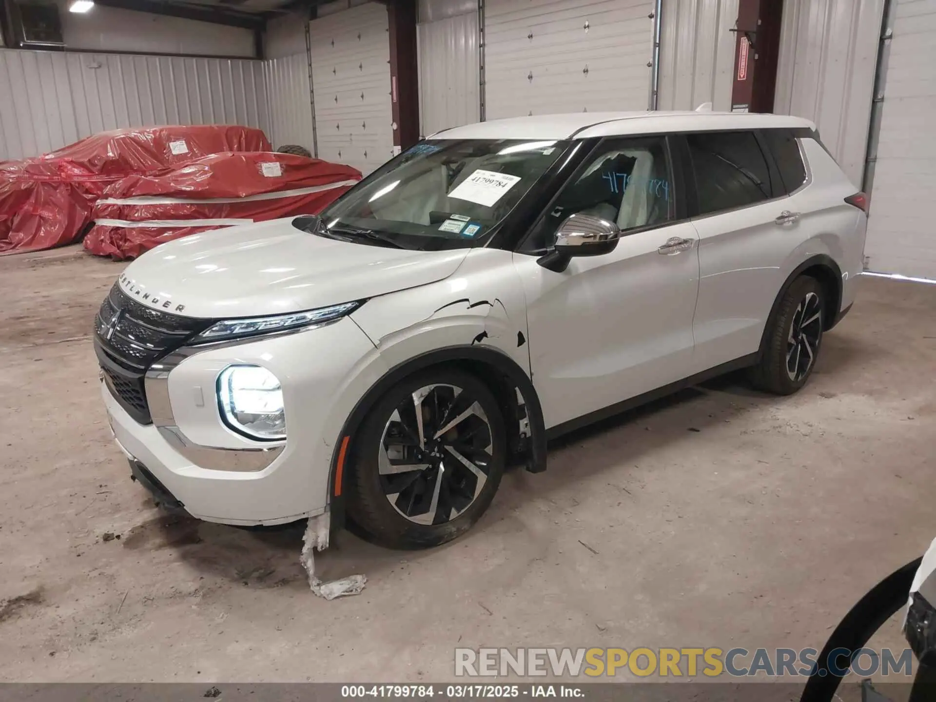 2 Photograph of a damaged car JA4J4TA83NZ039905 MITSUBISHI OUTLANDER 2022