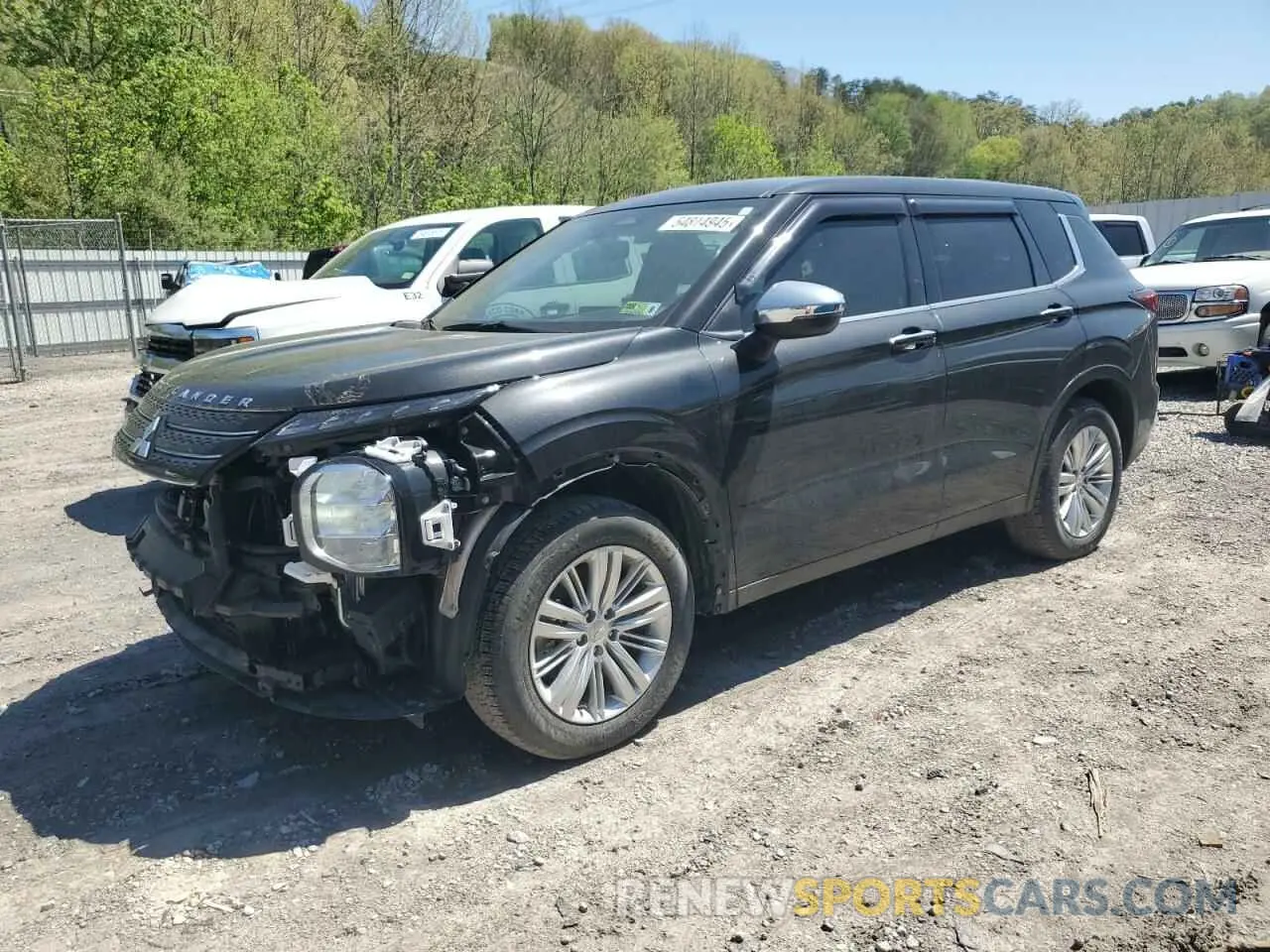 1 Photograph of a damaged car JA4J4TA84NZ082603 MITSUBISHI OUTLANDER 2022