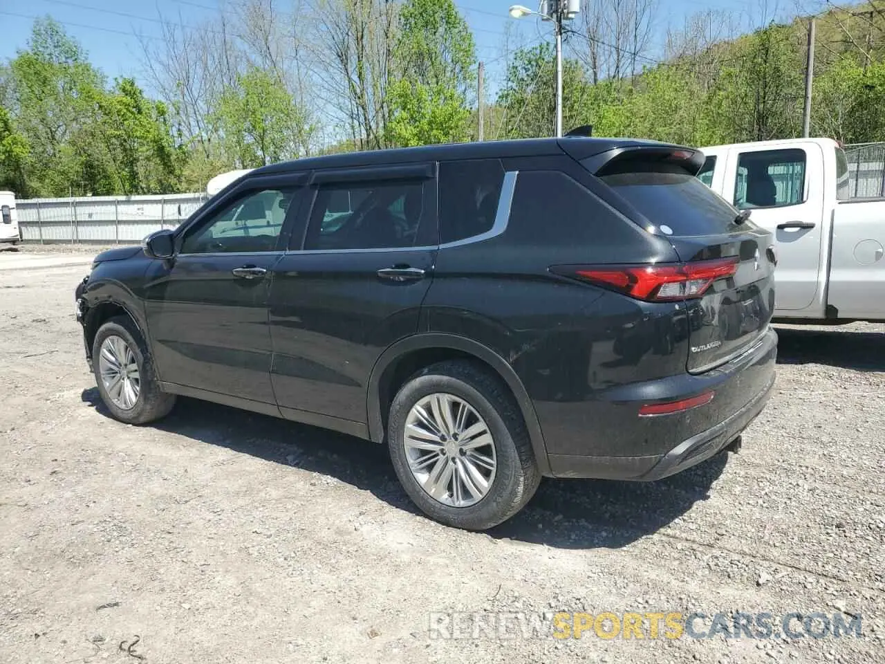 2 Photograph of a damaged car JA4J4TA84NZ082603 MITSUBISHI OUTLANDER 2022