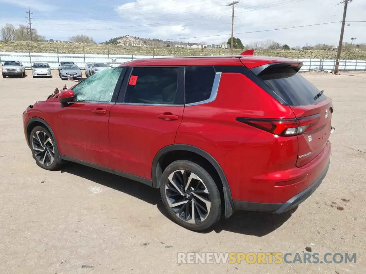 2 Photograph of a damaged car JA4J4TA86NZ053250 MITSUBISHI OUTLANDER 2022