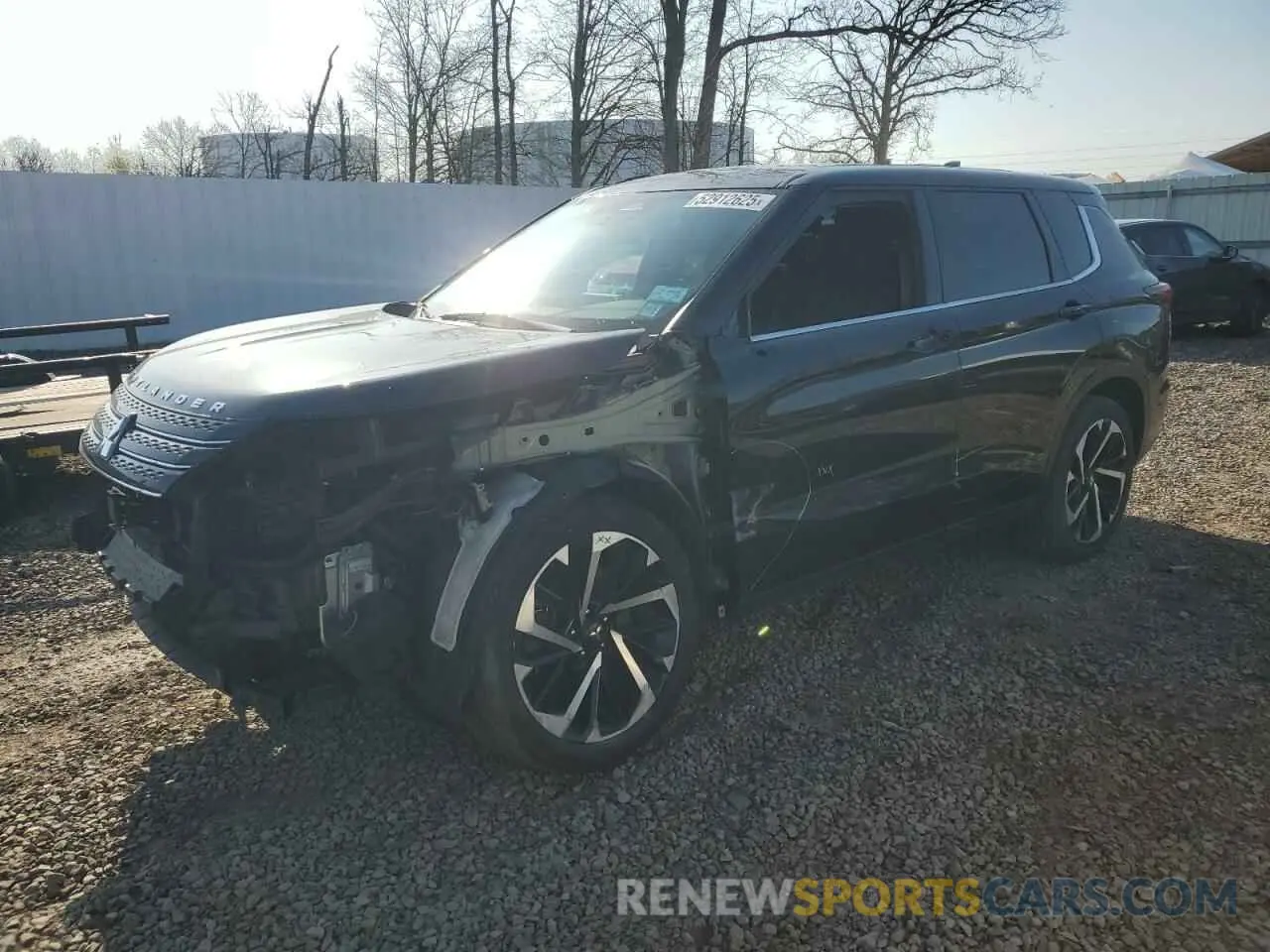 1 Photograph of a damaged car JA4J4TA87NZ035291 MITSUBISHI OUTLANDER 2022