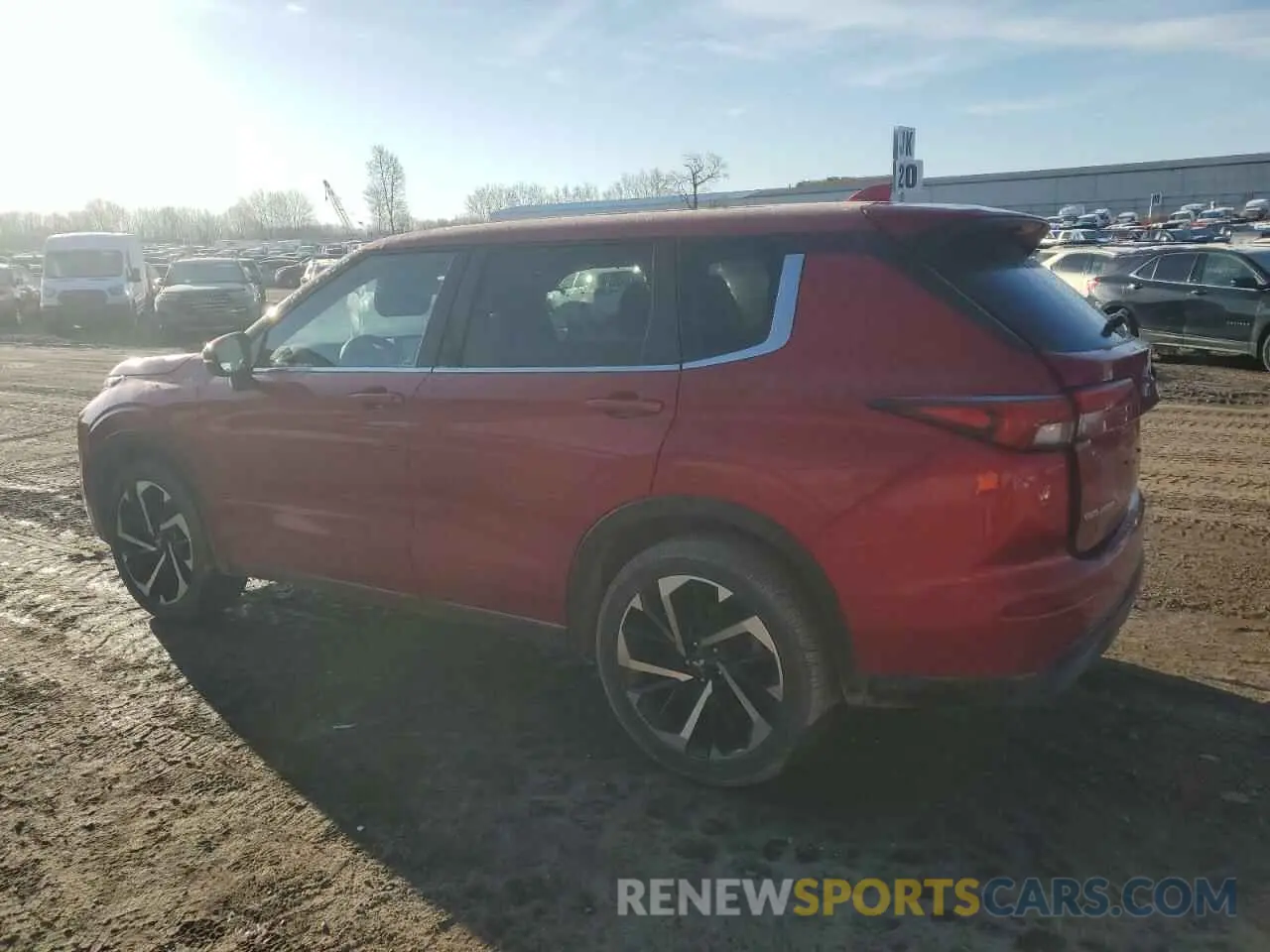 2 Photograph of a damaged car JA4J4TA88NZ041567 MITSUBISHI OUTLANDER 2022