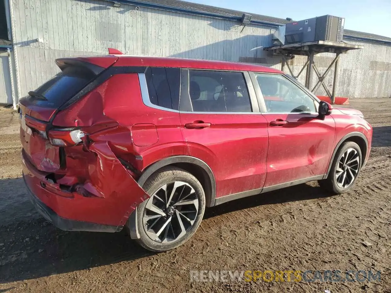 3 Photograph of a damaged car JA4J4TA88NZ041567 MITSUBISHI OUTLANDER 2022