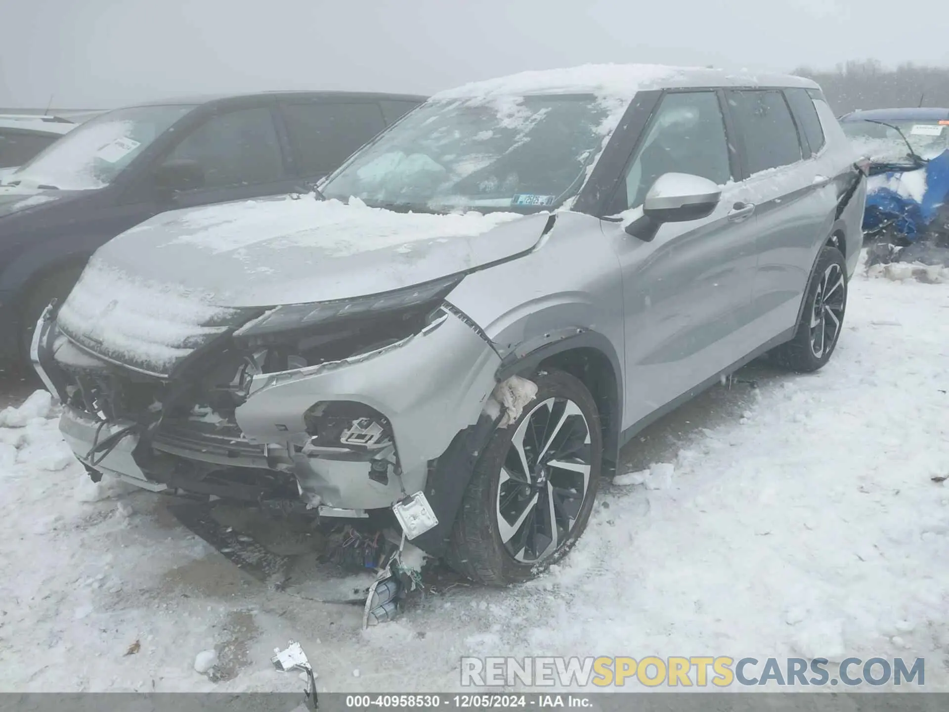 2 Photograph of a damaged car JA4J4TA8XNZ019845 MITSUBISHI OUTLANDER 2022