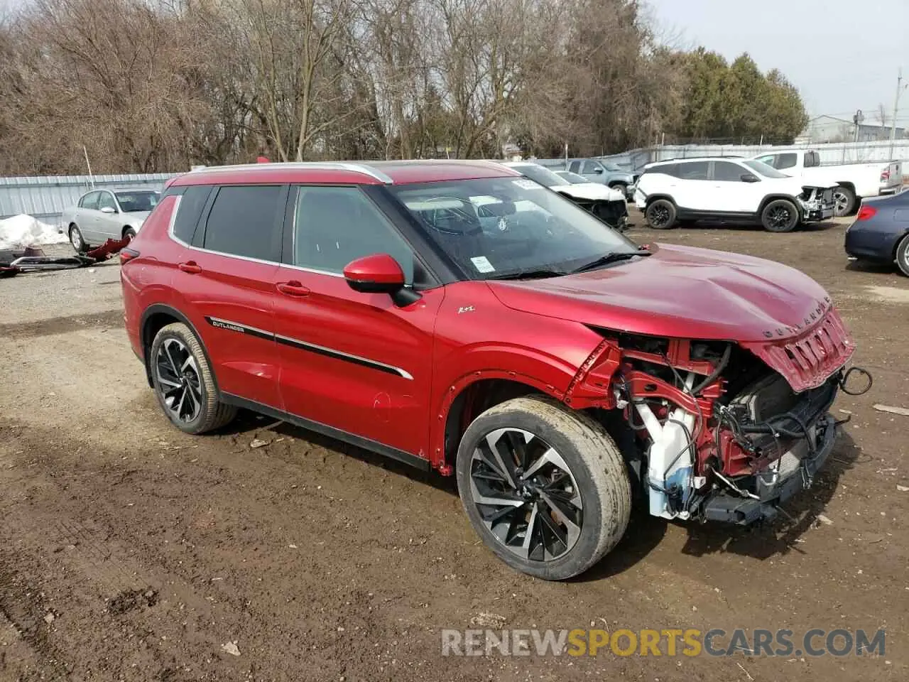 4 Photograph of a damaged car JA4J4UA80NZ618145 MITSUBISHI OUTLANDER 2022