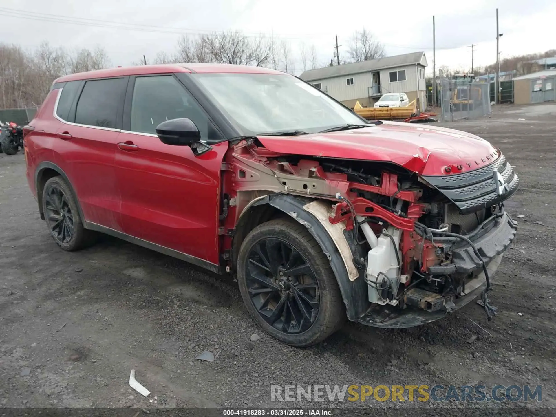 1 Photograph of a damaged car JA4J4UA86NZ055425 MITSUBISHI OUTLANDER 2022