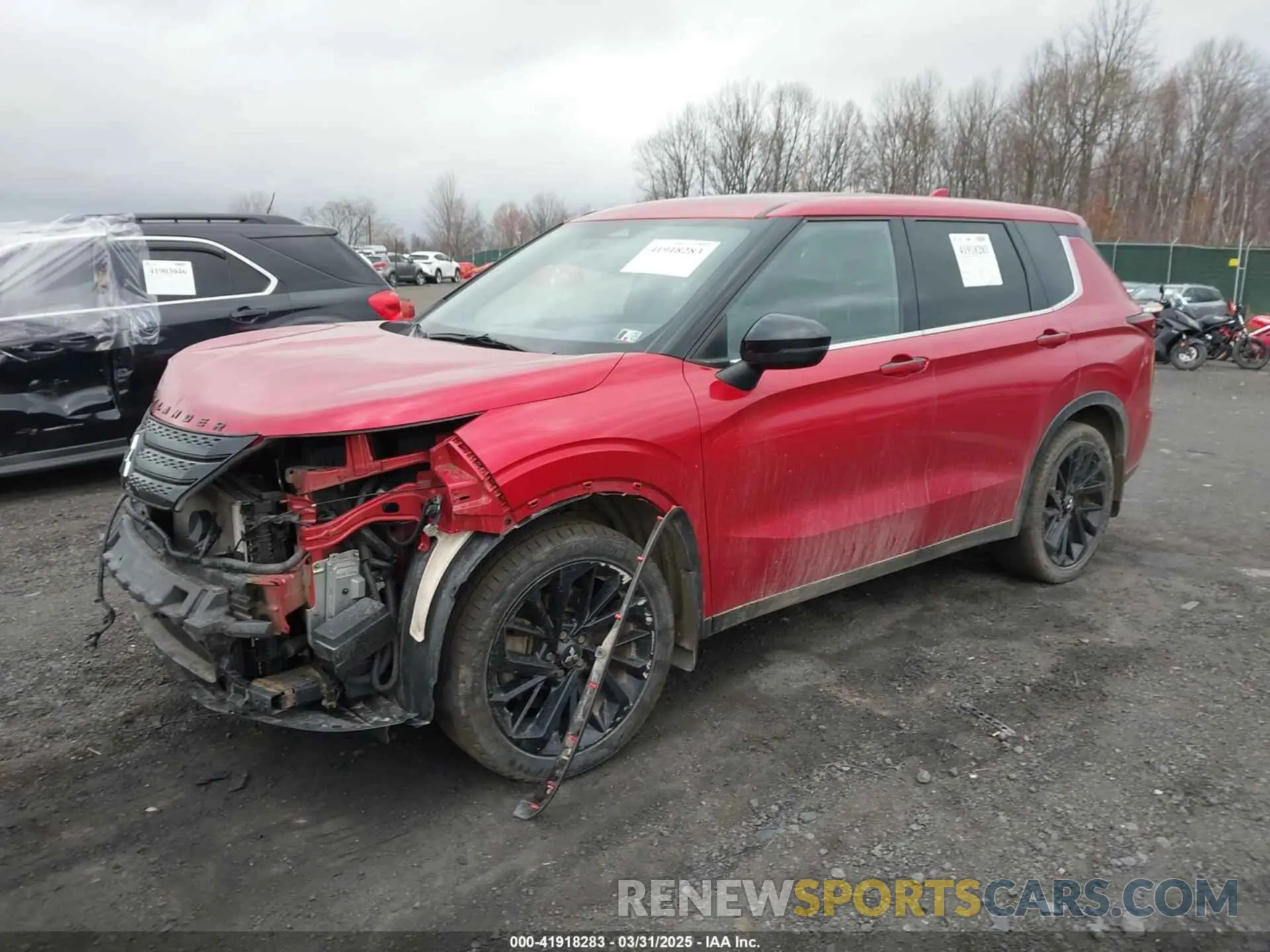 2 Photograph of a damaged car JA4J4UA86NZ055425 MITSUBISHI OUTLANDER 2022