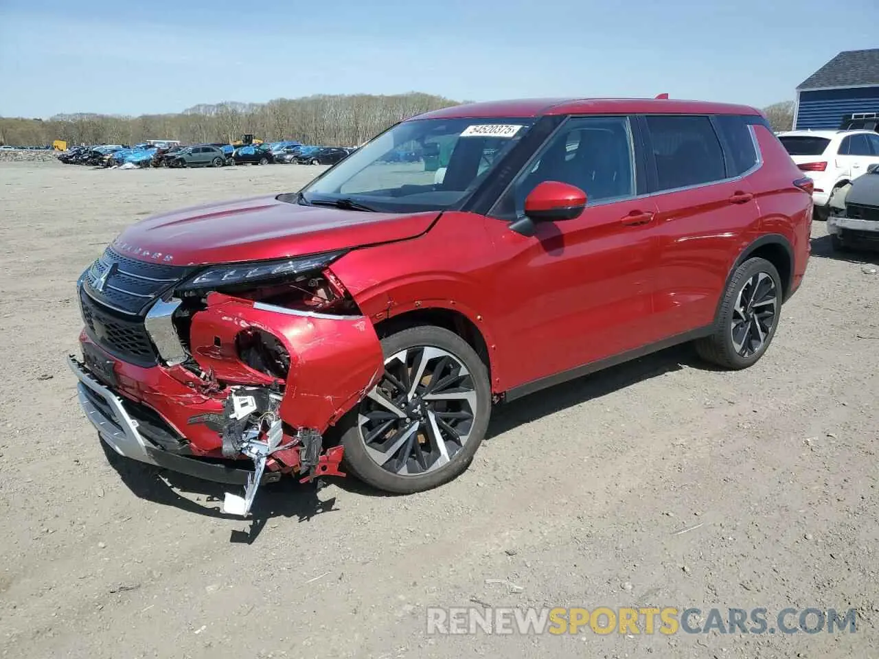 1 Photograph of a damaged car JA4J4UA86NZ079367 MITSUBISHI OUTLANDER 2022