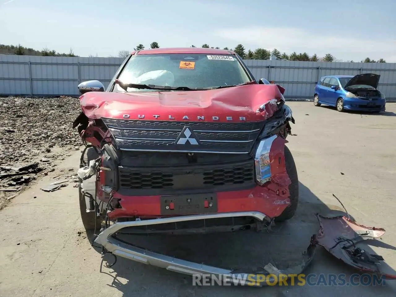 5 Photograph of a damaged car JA4J4UA87NZ030985 MITSUBISHI OUTLANDER 2022