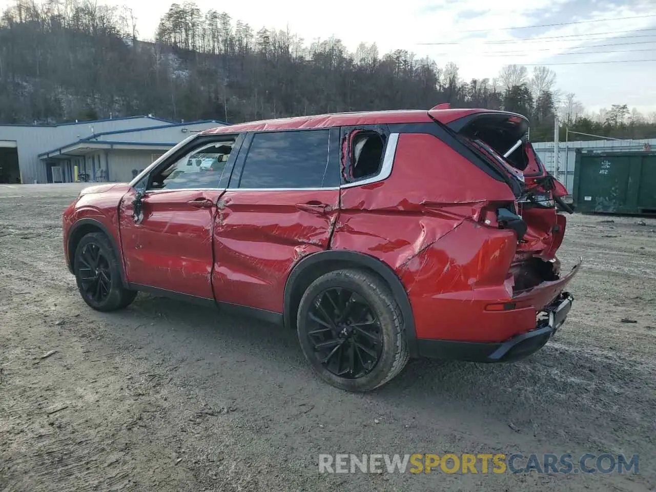 2 Photograph of a damaged car JA4J4UA87NZ084920 MITSUBISHI OUTLANDER 2022