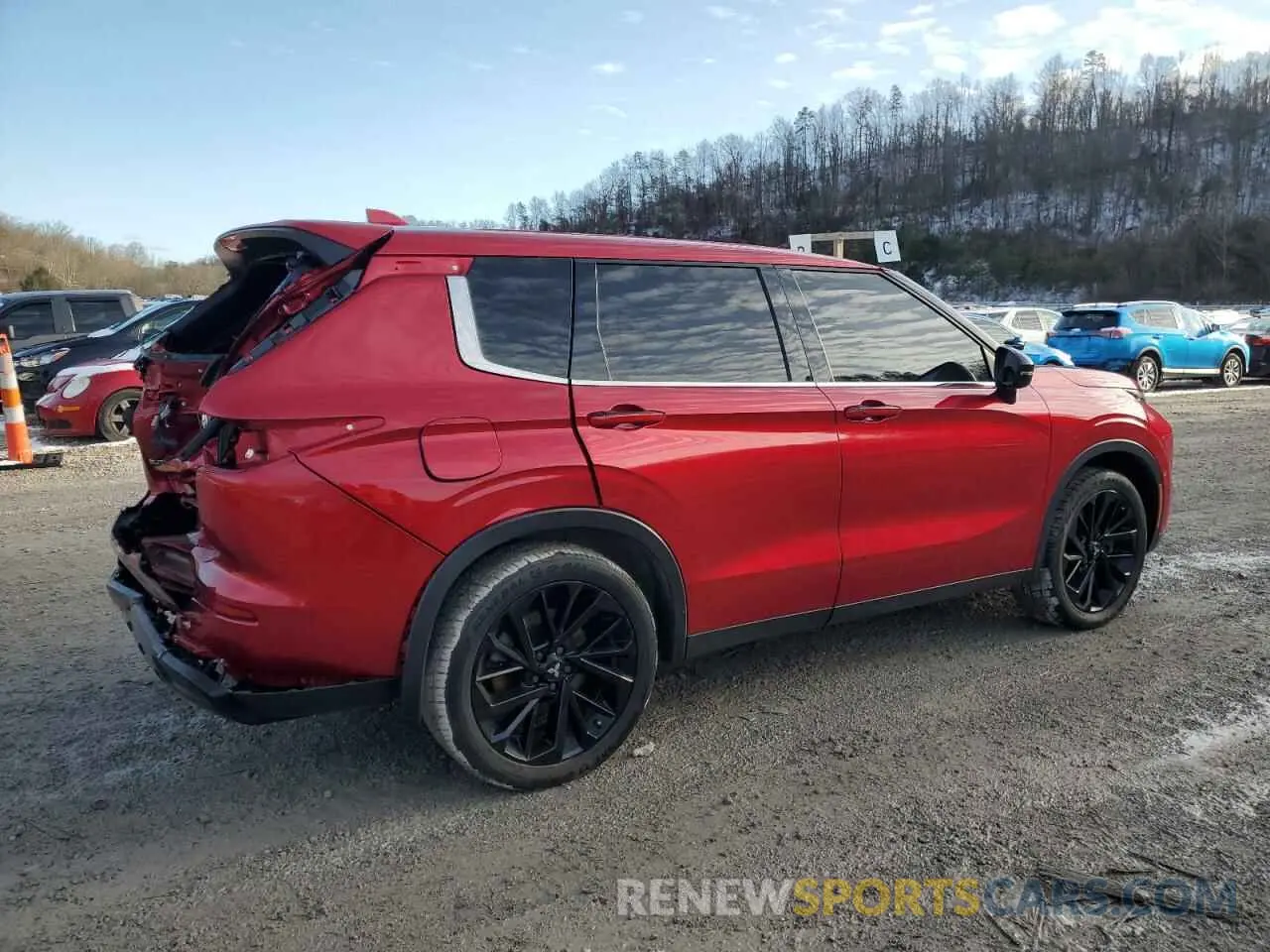 3 Photograph of a damaged car JA4J4UA87NZ084920 MITSUBISHI OUTLANDER 2022