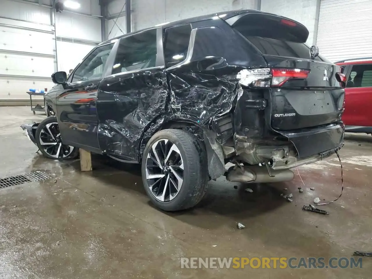2 Photograph of a damaged car JA4J4UA8XNZ086077 MITSUBISHI OUTLANDER 2022