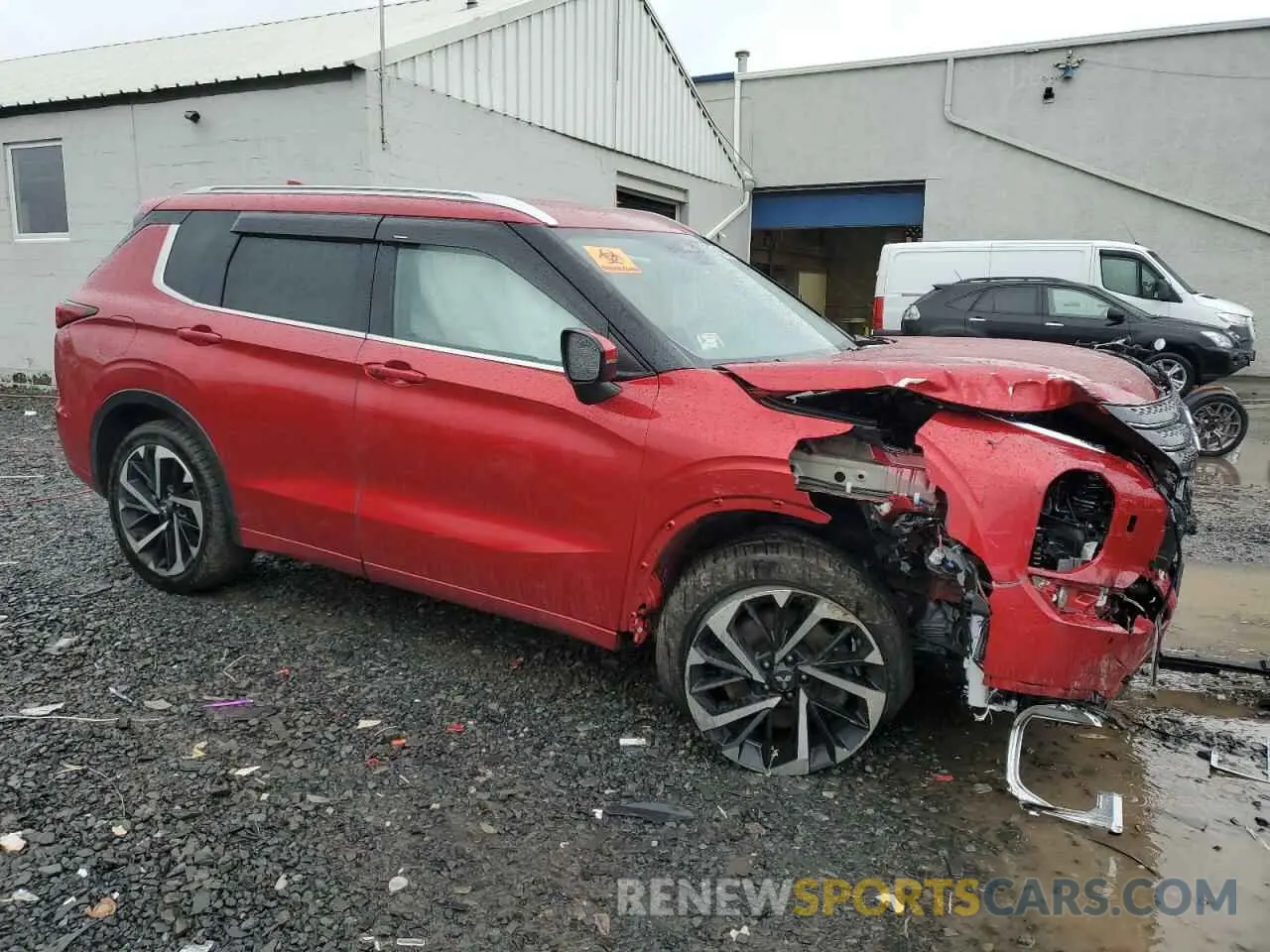 4 Photograph of a damaged car JA4J4VA85NZ061805 MITSUBISHI OUTLANDER 2022