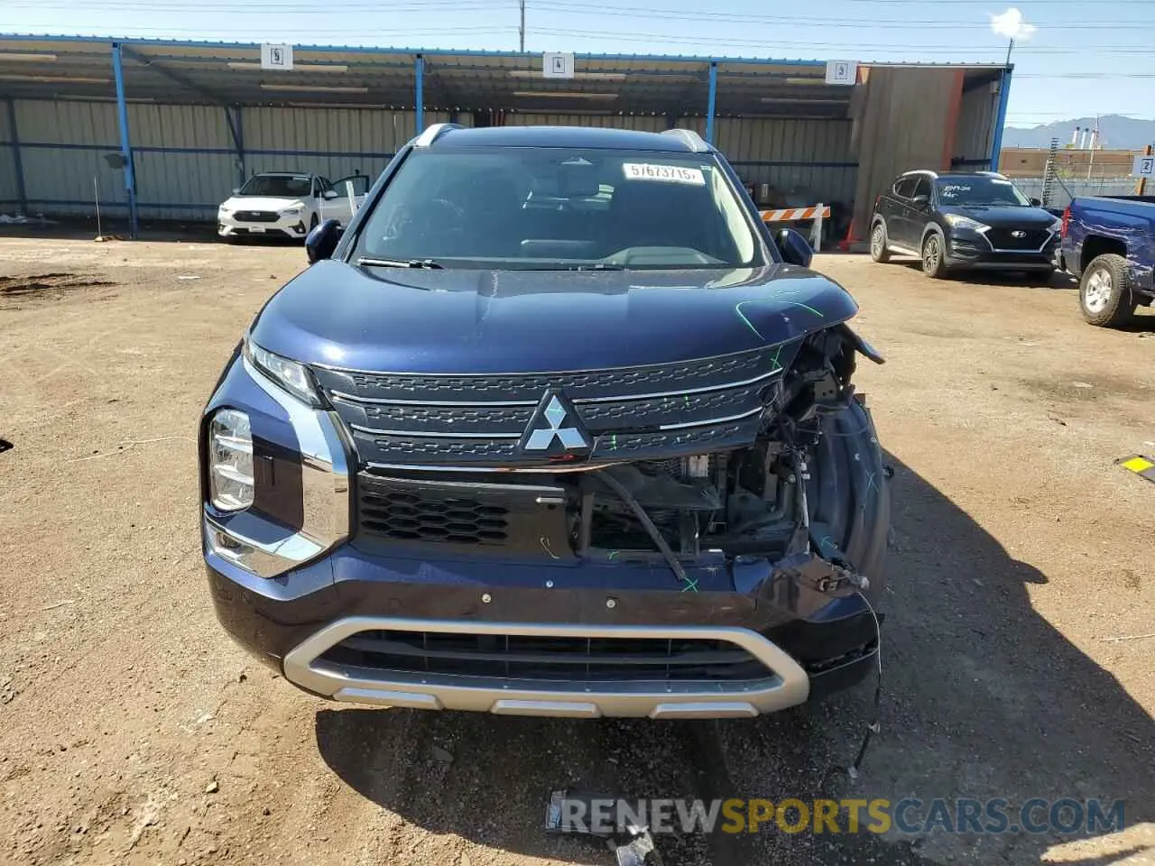 5 Photograph of a damaged car JA4J4VA86NZ076958 MITSUBISHI OUTLANDER 2022