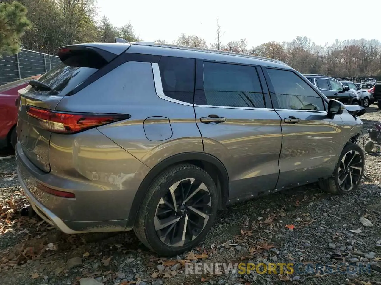 3 Photograph of a damaged car JA4J4VA86NZ091086 MITSUBISHI OUTLANDER 2022