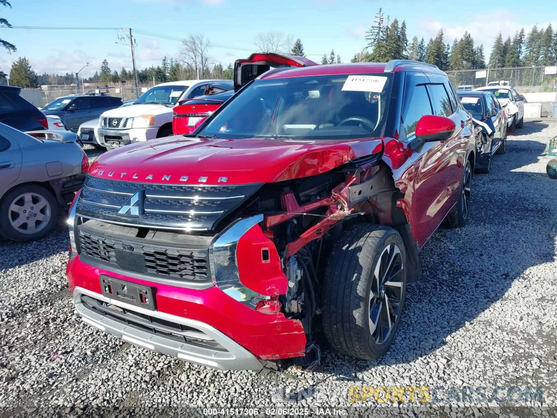 2 Photograph of a damaged car JA4J4VA87NZ059988 MITSUBISHI OUTLANDER 2022