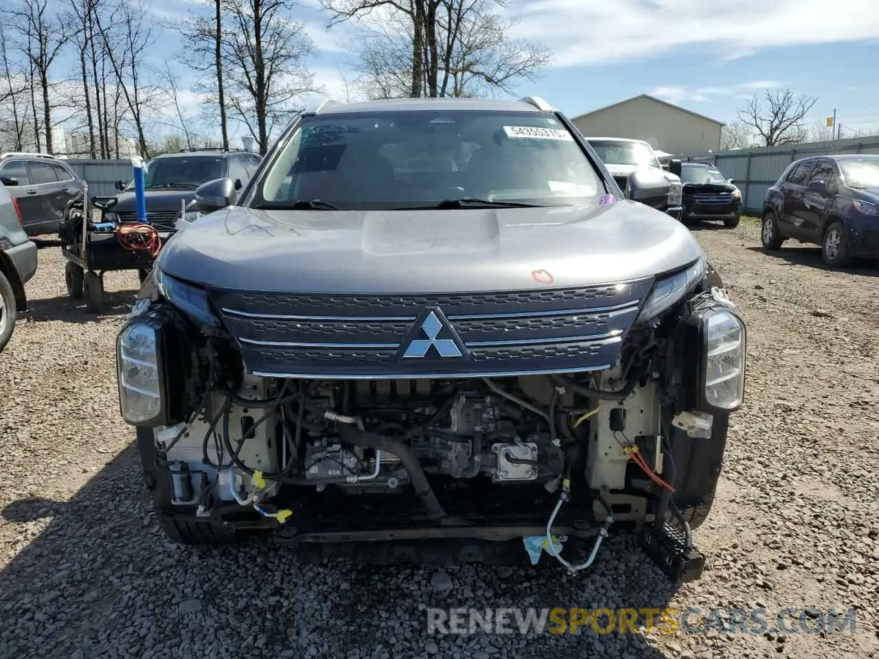 5 Photograph of a damaged car JA4J4VA87NZ060784 MITSUBISHI OUTLANDER 2022