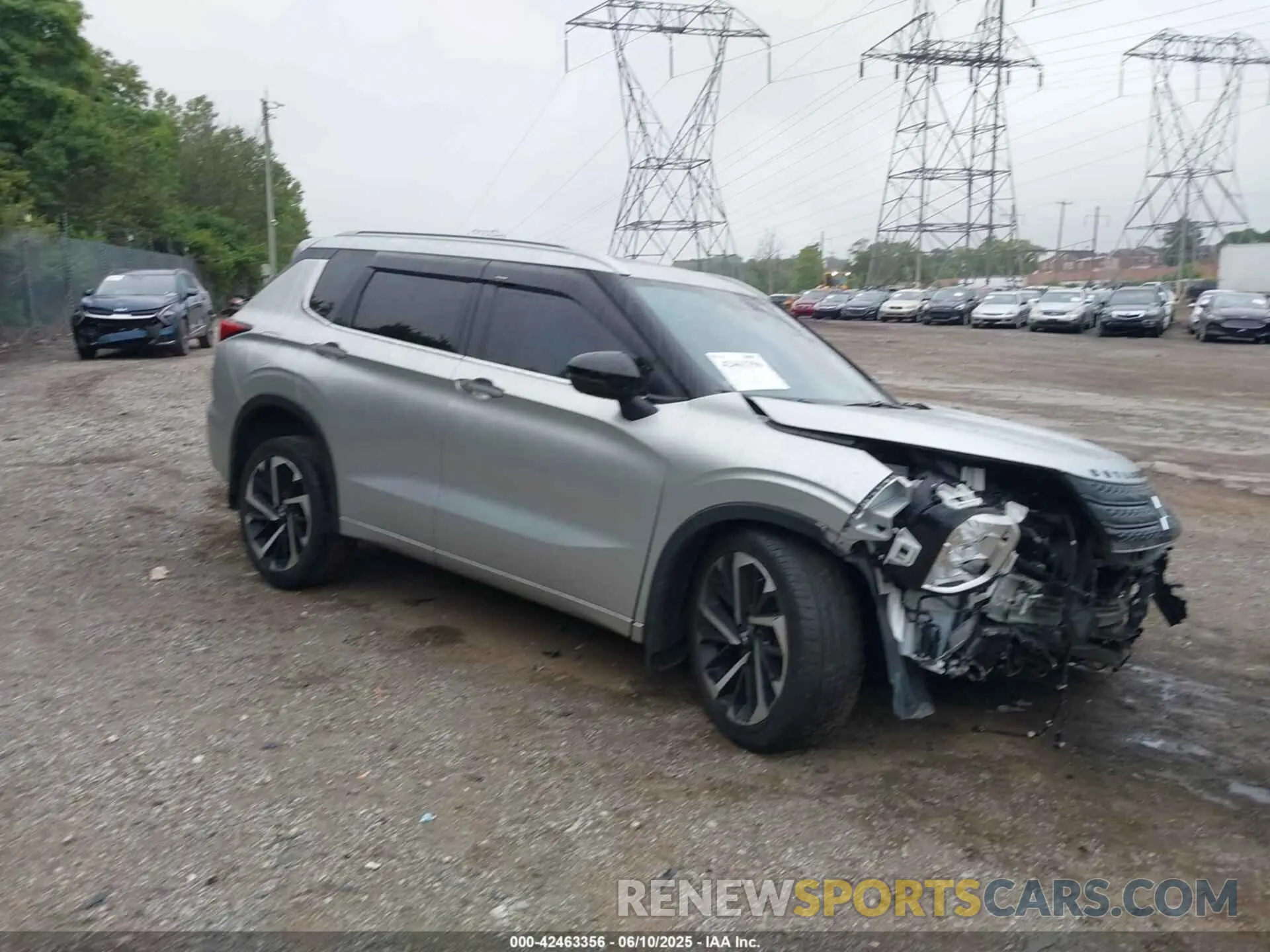 1 Photograph of a damaged car JA4J4VA87NZ090464 MITSUBISHI OUTLANDER 2022