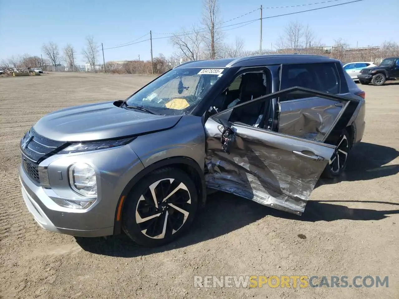 1 Photograph of a damaged car JA4J4VA87NZ610307 MITSUBISHI OUTLANDER 2022