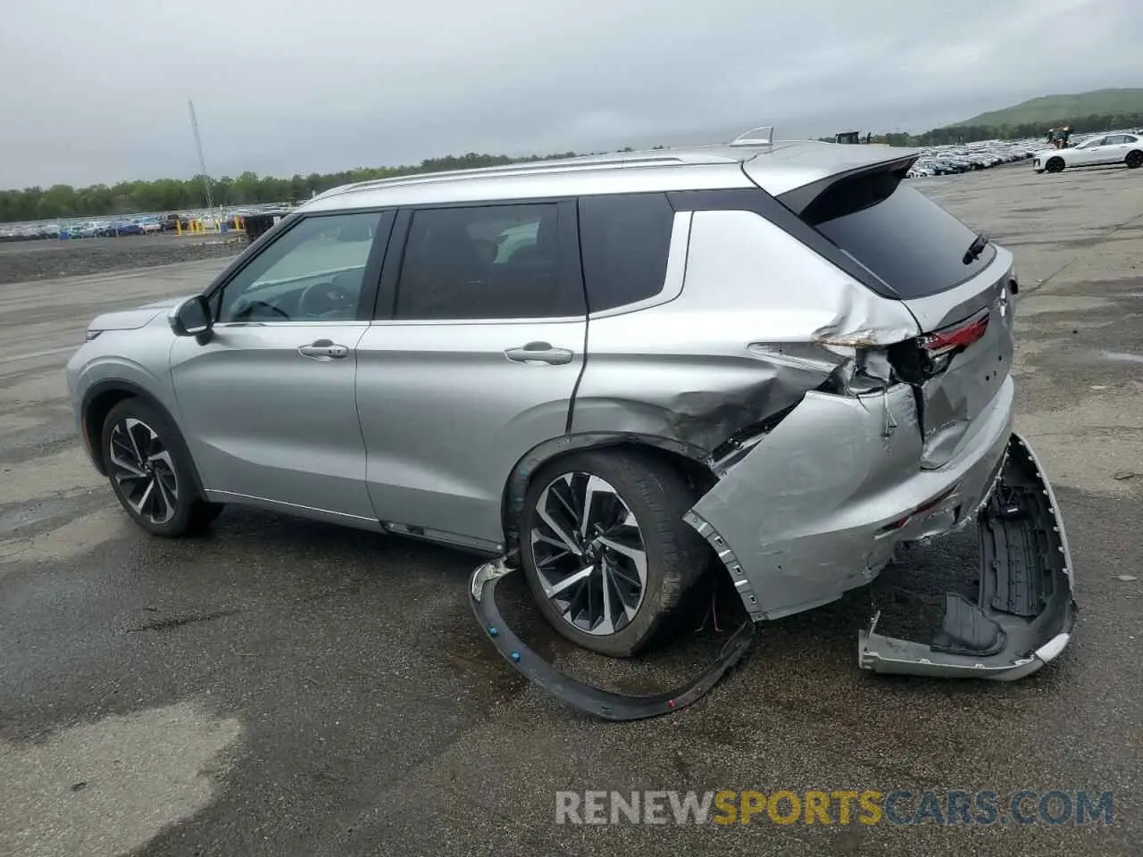2 Photograph of a damaged car JA4J4VA88NZ030435 MITSUBISHI OUTLANDER 2022