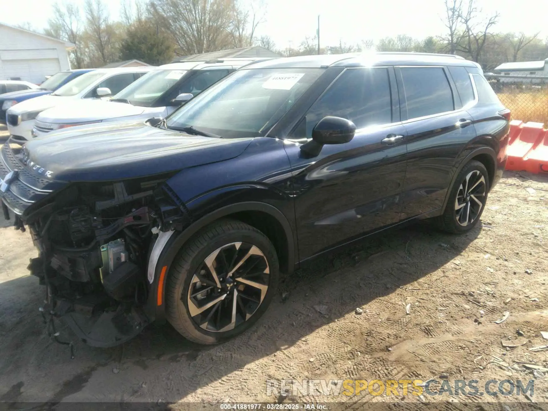2 Photograph of a damaged car JA4J4VA88NZ077707 MITSUBISHI OUTLANDER 2022