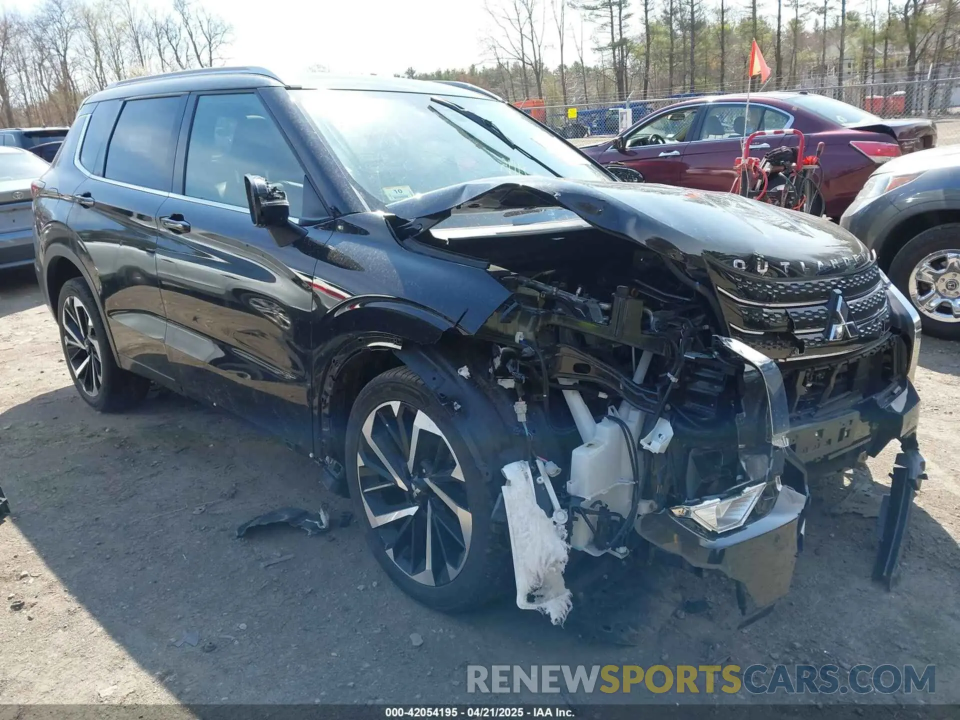 1 Photograph of a damaged car JA4J4VA88NZ085371 MITSUBISHI OUTLANDER 2022